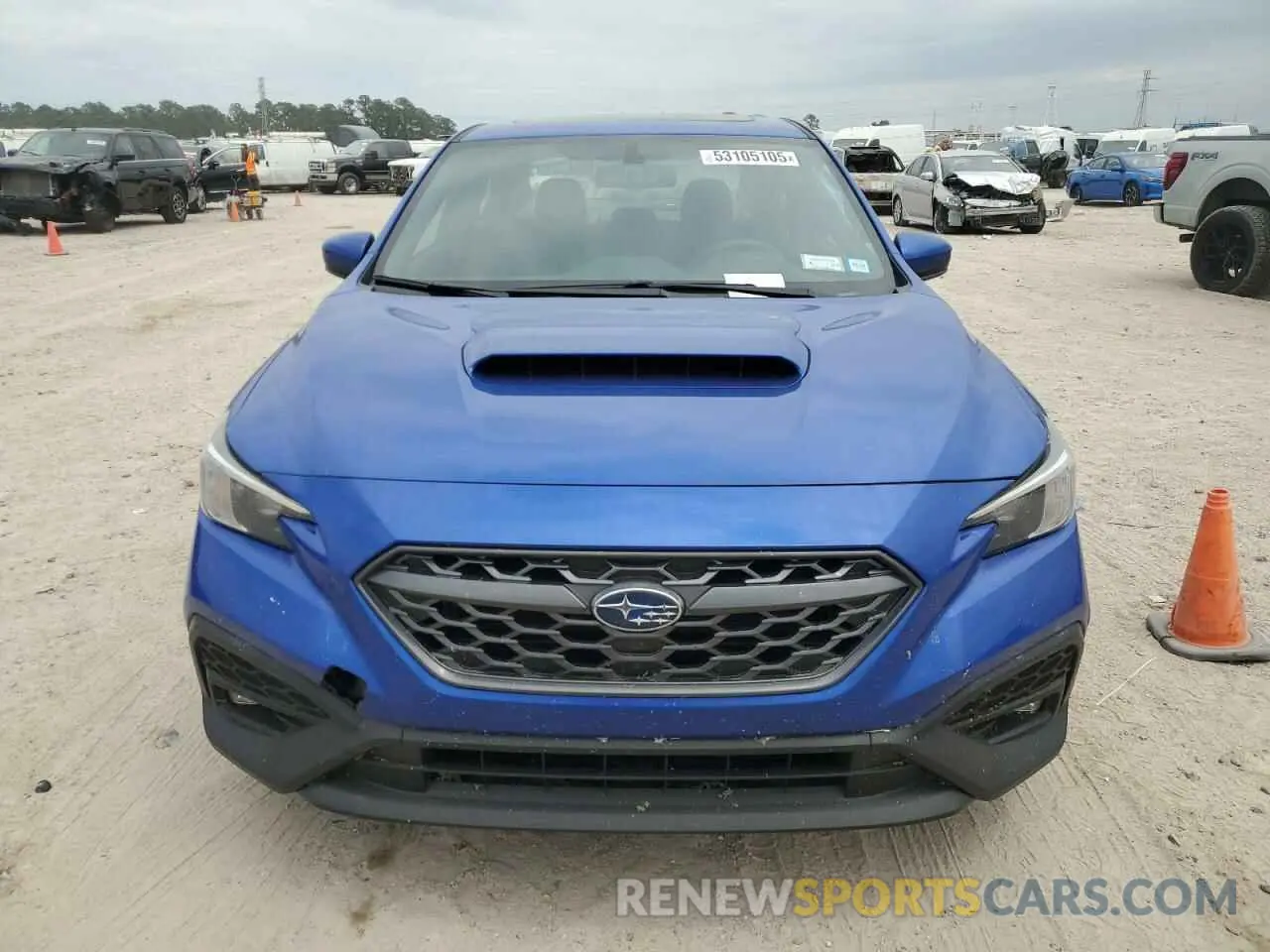 5 fotografías del automóvil dañado JF1VBAF67N9008378 SUBARU WRX 2022