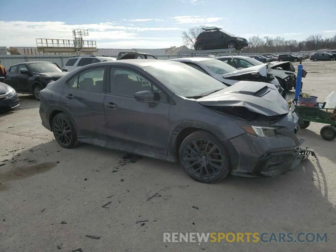 4 fotografías del automóvil dañado JF1VBAF68N9019034 SUBARU WRX 2022