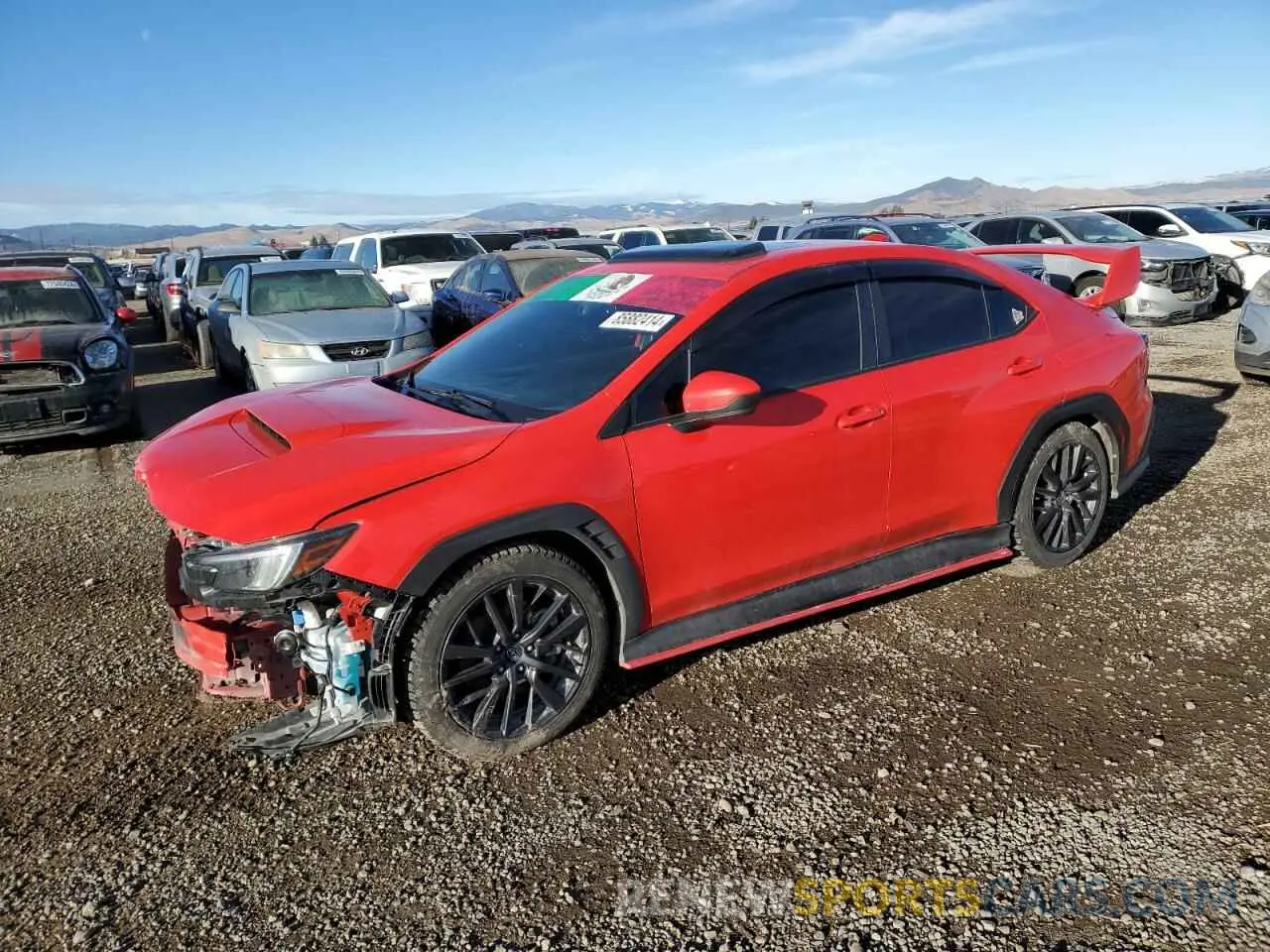 1 fotografías del automóvil dañado JF1VBAF6XN9012568 SUBARU WRX 2022