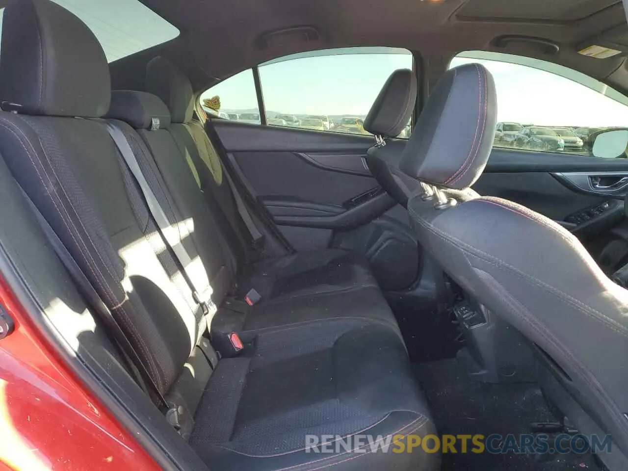 10 fotografías del automóvil dañado JF1VBAF6XN9012568 SUBARU WRX 2022