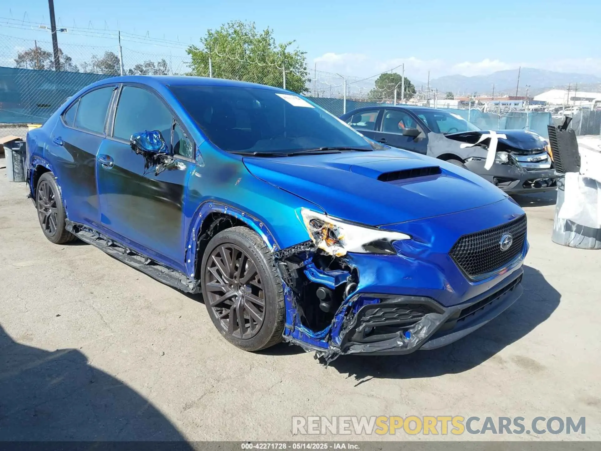 1 fotografías del automóvil dañado JF1VBAF6XN9022632 SUBARU WRX 2022