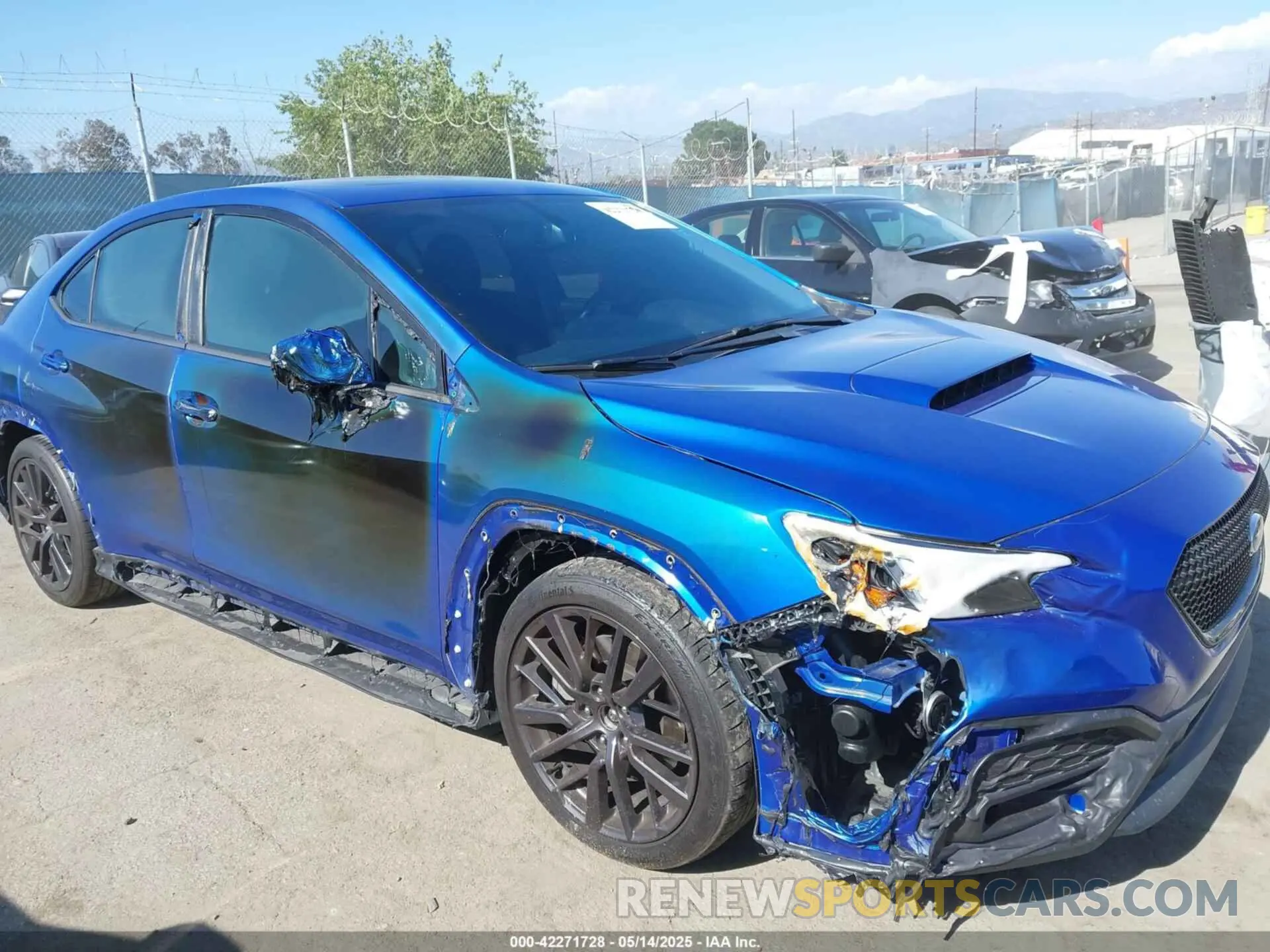 6 fotografías del automóvil dañado JF1VBAF6XN9022632 SUBARU WRX 2022