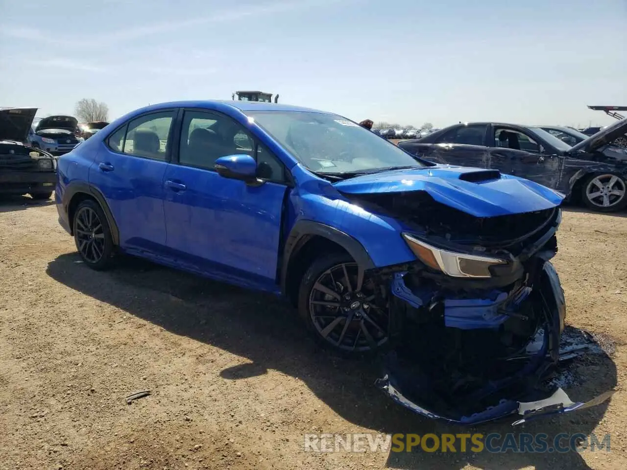 4 fotografías del automóvil dañado JF1VBAL66N9024219 SUBARU WRX 2022