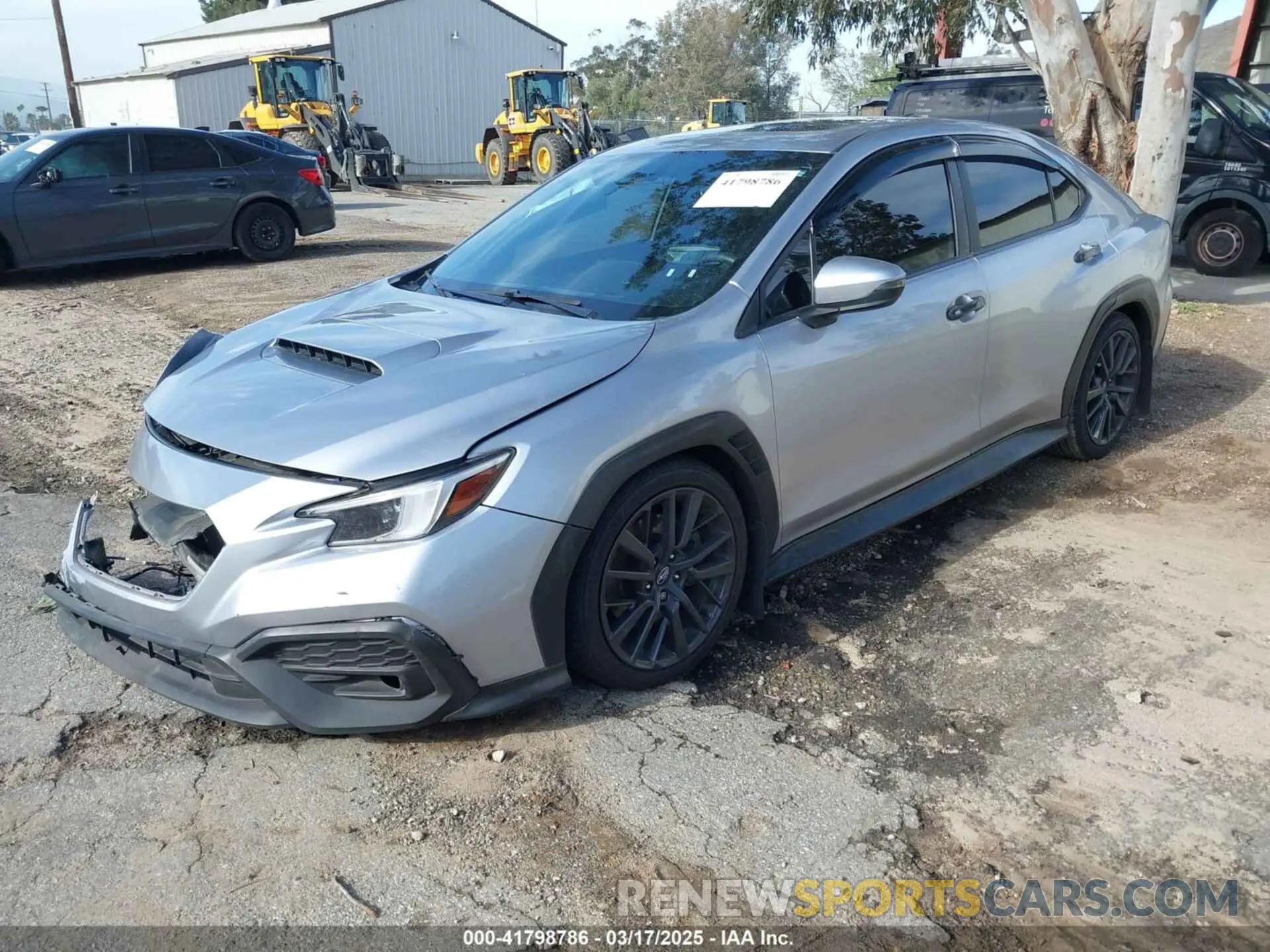 2 fotografías del automóvil dañado JF1VBAL66N9031302 SUBARU WRX 2022