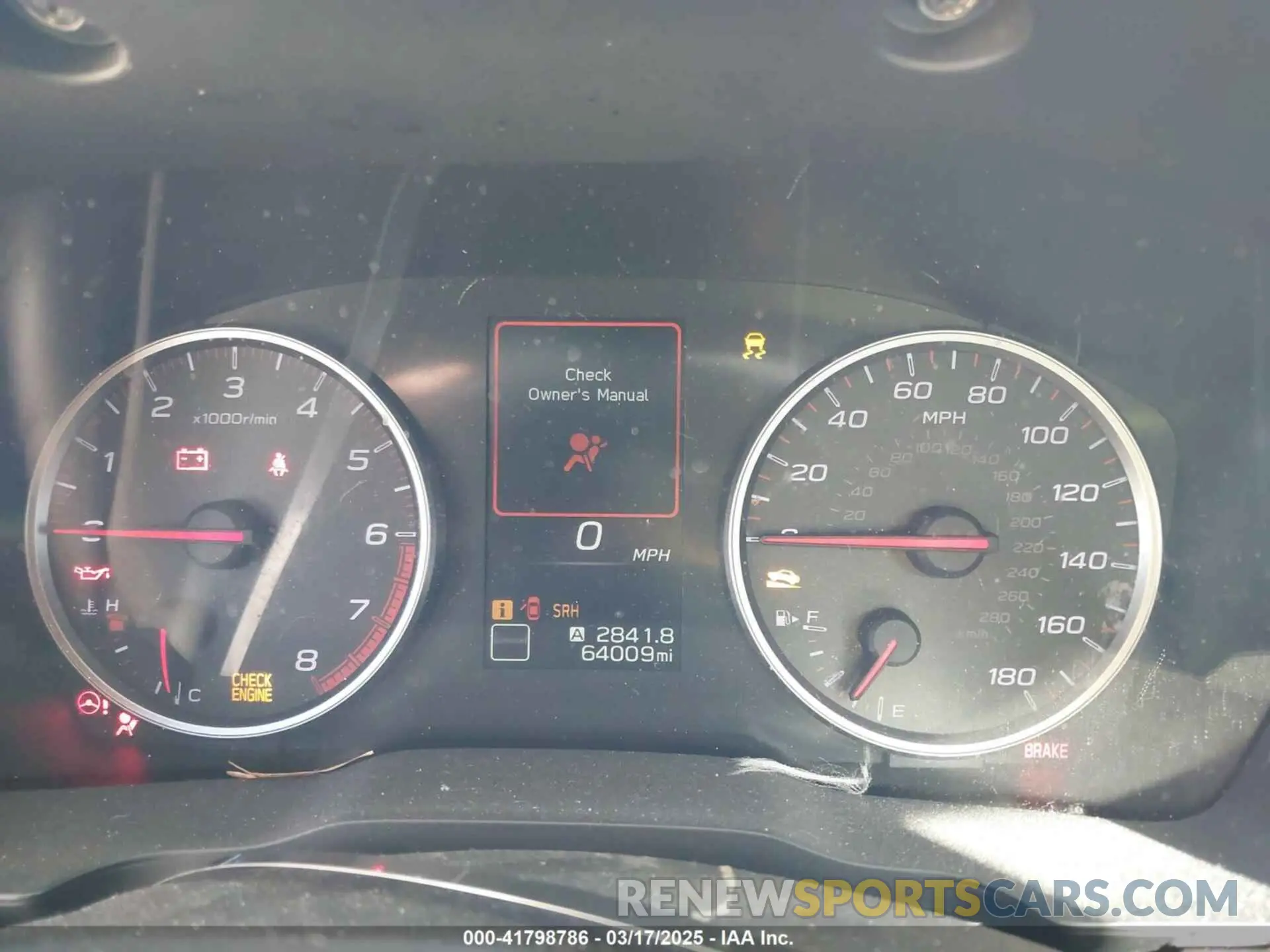 7 fotografías del automóvil dañado JF1VBAL66N9031302 SUBARU WRX 2022