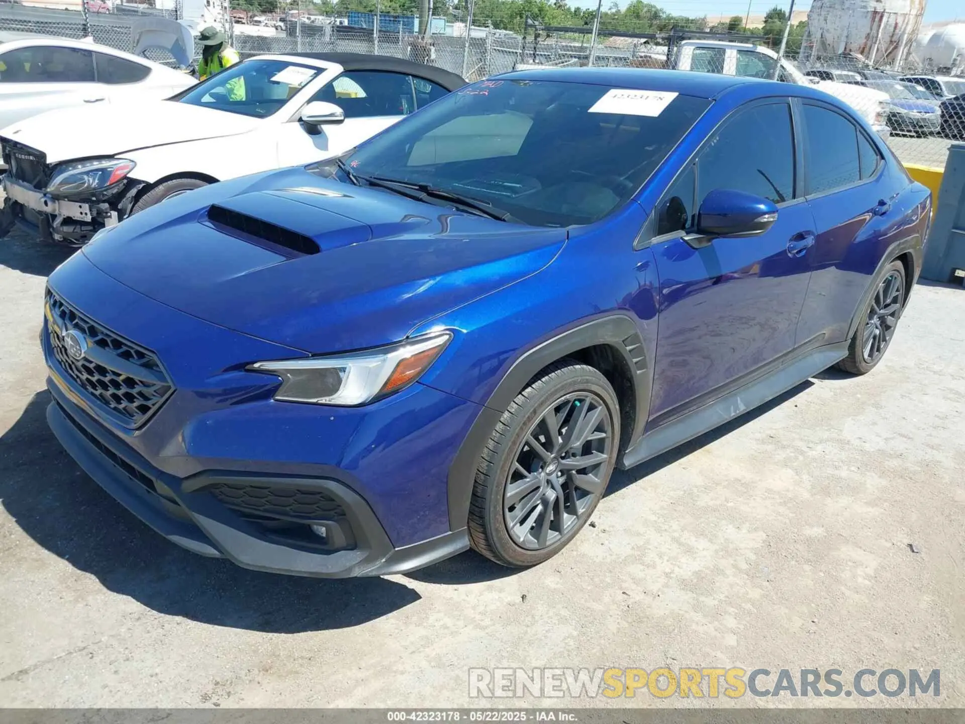 2 fotografías del automóvil dañado JF1VBAL6XN9013238 SUBARU WRX 2022