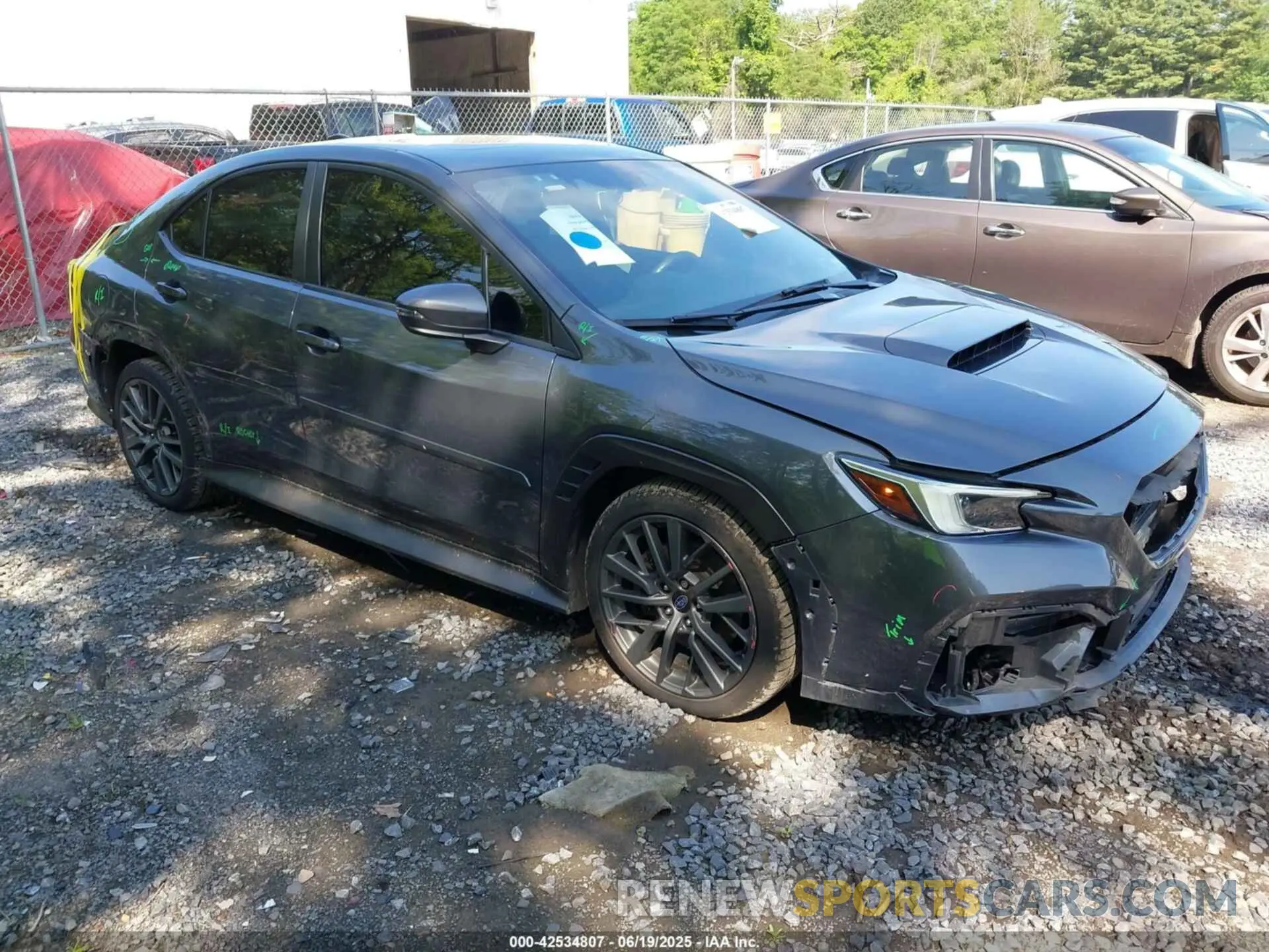 1 fotografías del automóvil dañado JF1VBAU6XN8008061 SUBARU WRX 2022