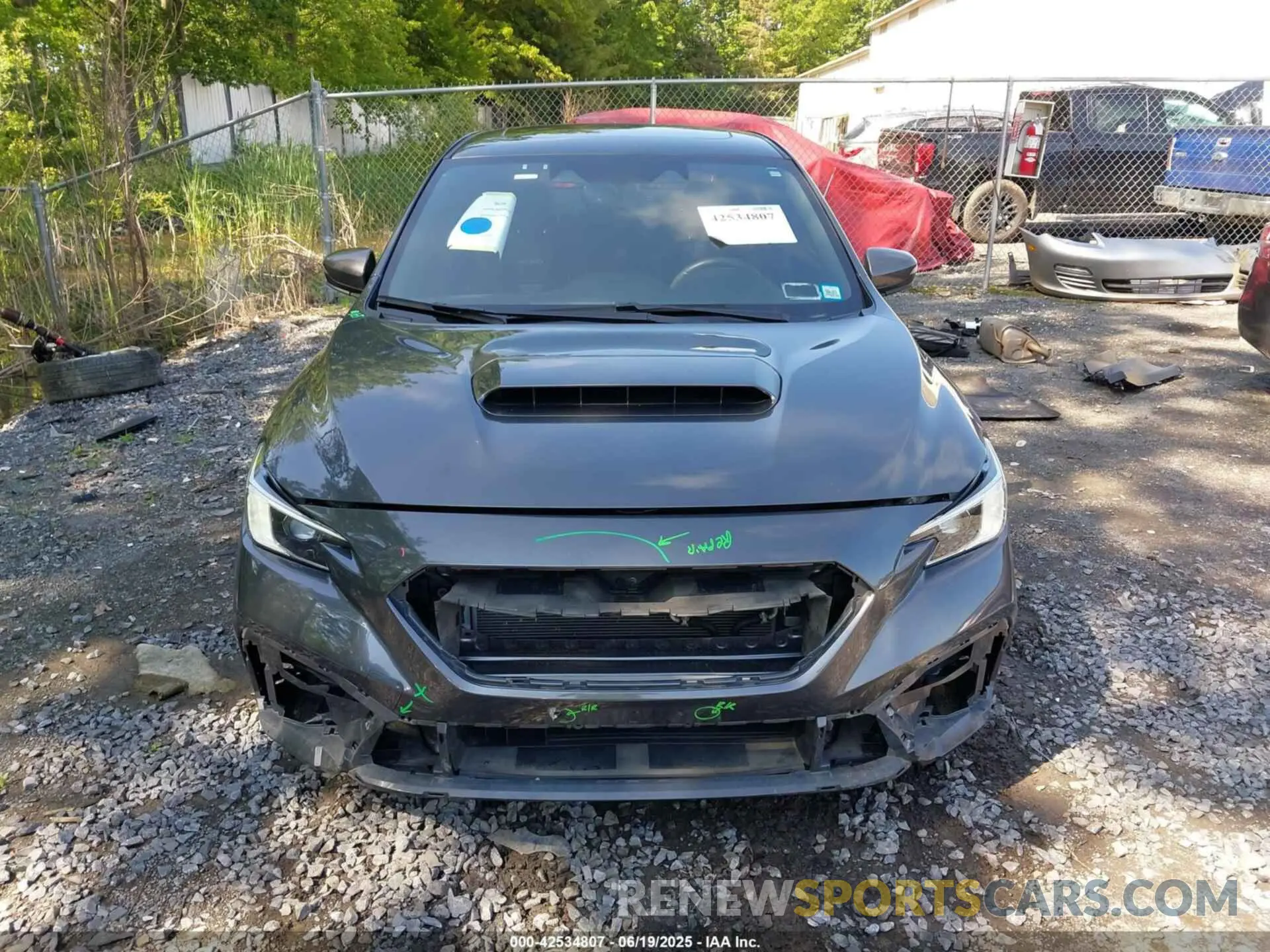 12 fotografías del automóvil dañado JF1VBAU6XN8008061 SUBARU WRX 2022