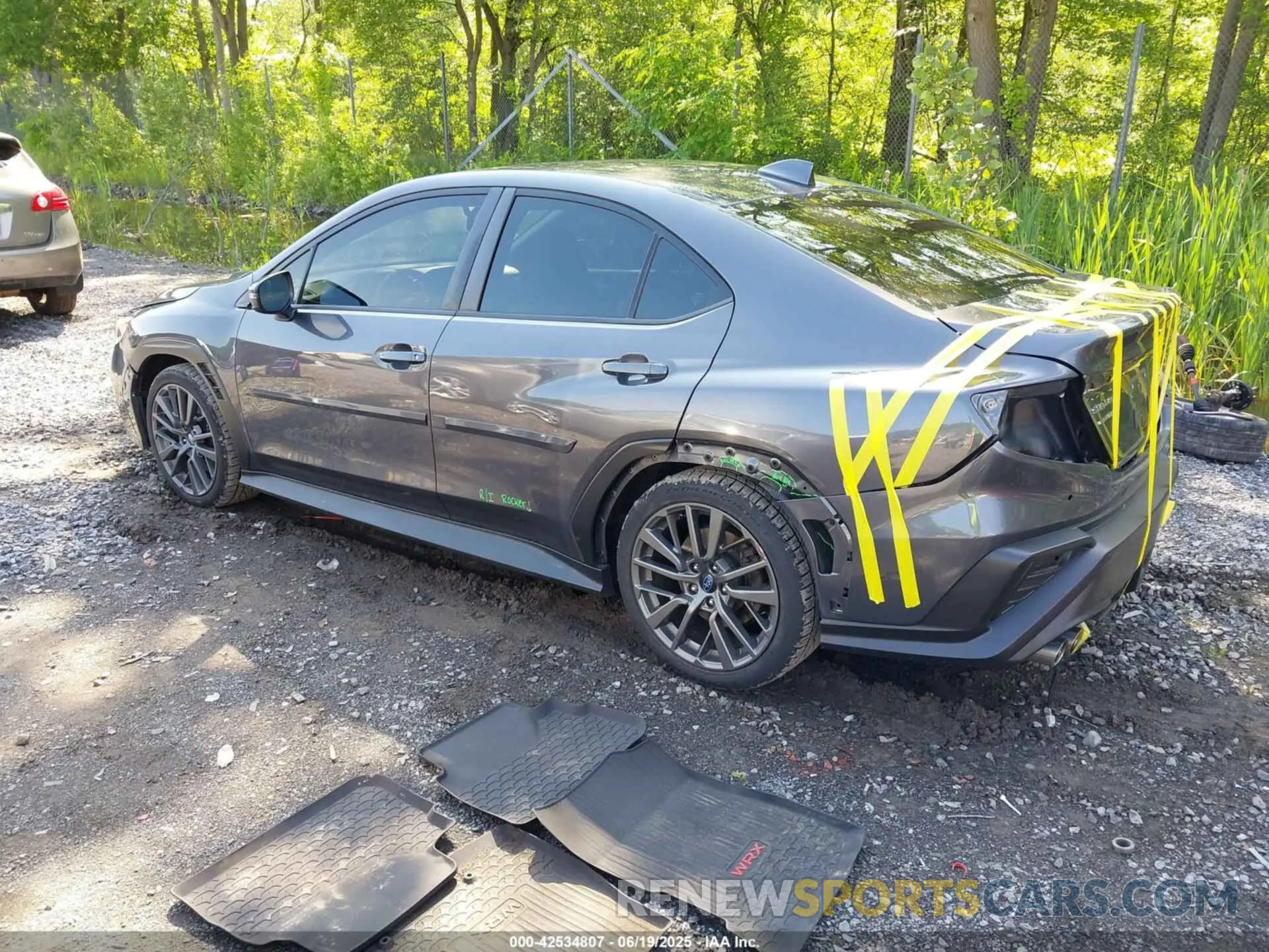3 fotografías del automóvil dañado JF1VBAU6XN8008061 SUBARU WRX 2022