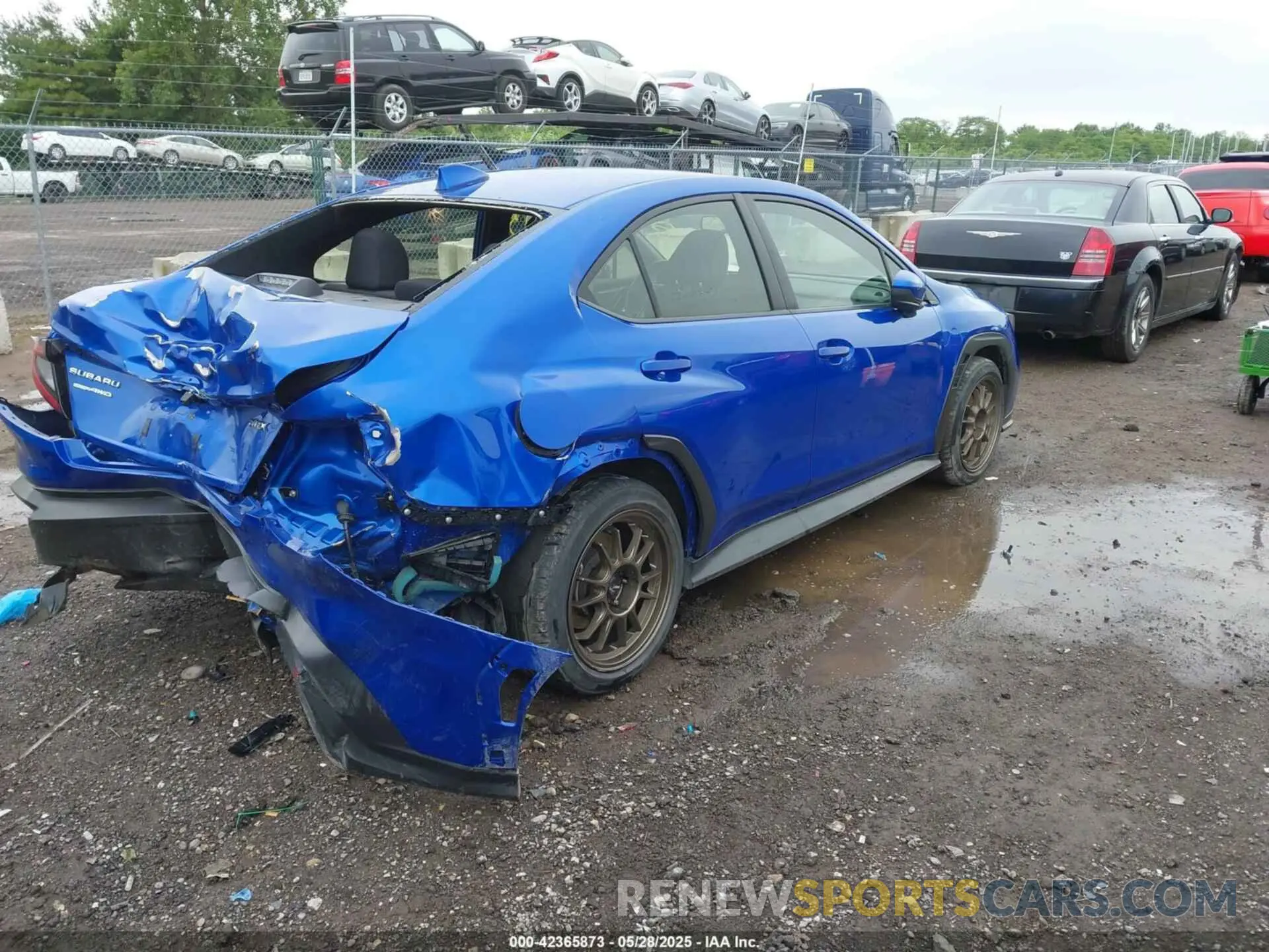 4 fotografías del automóvil dañado JF1VBAA60P9805839 SUBARU WRX 2023