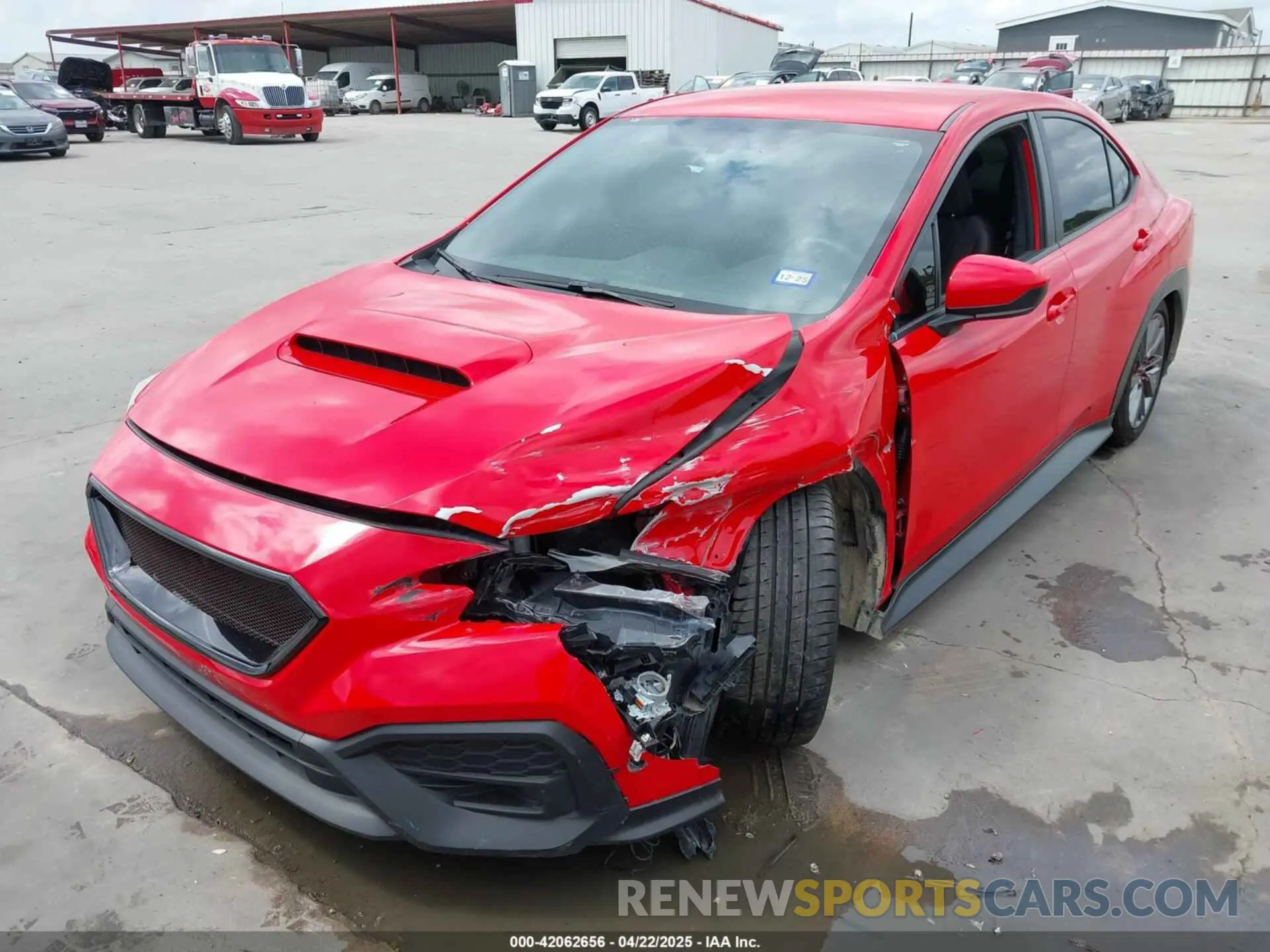 6 fotografías del automóvil dañado JF1VBAA62P9814039 SUBARU WRX 2023