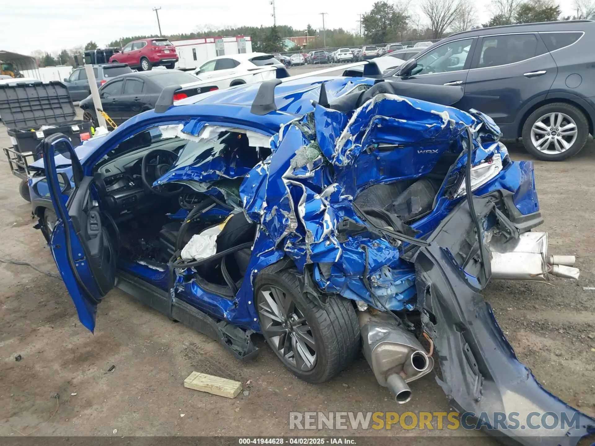 3 fotografías del automóvil dañado JF1VBAA65P9812785 SUBARU WRX 2023