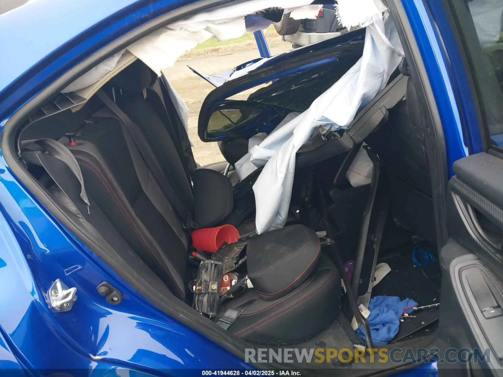 8 fotografías del automóvil dañado JF1VBAA65P9812785 SUBARU WRX 2023
