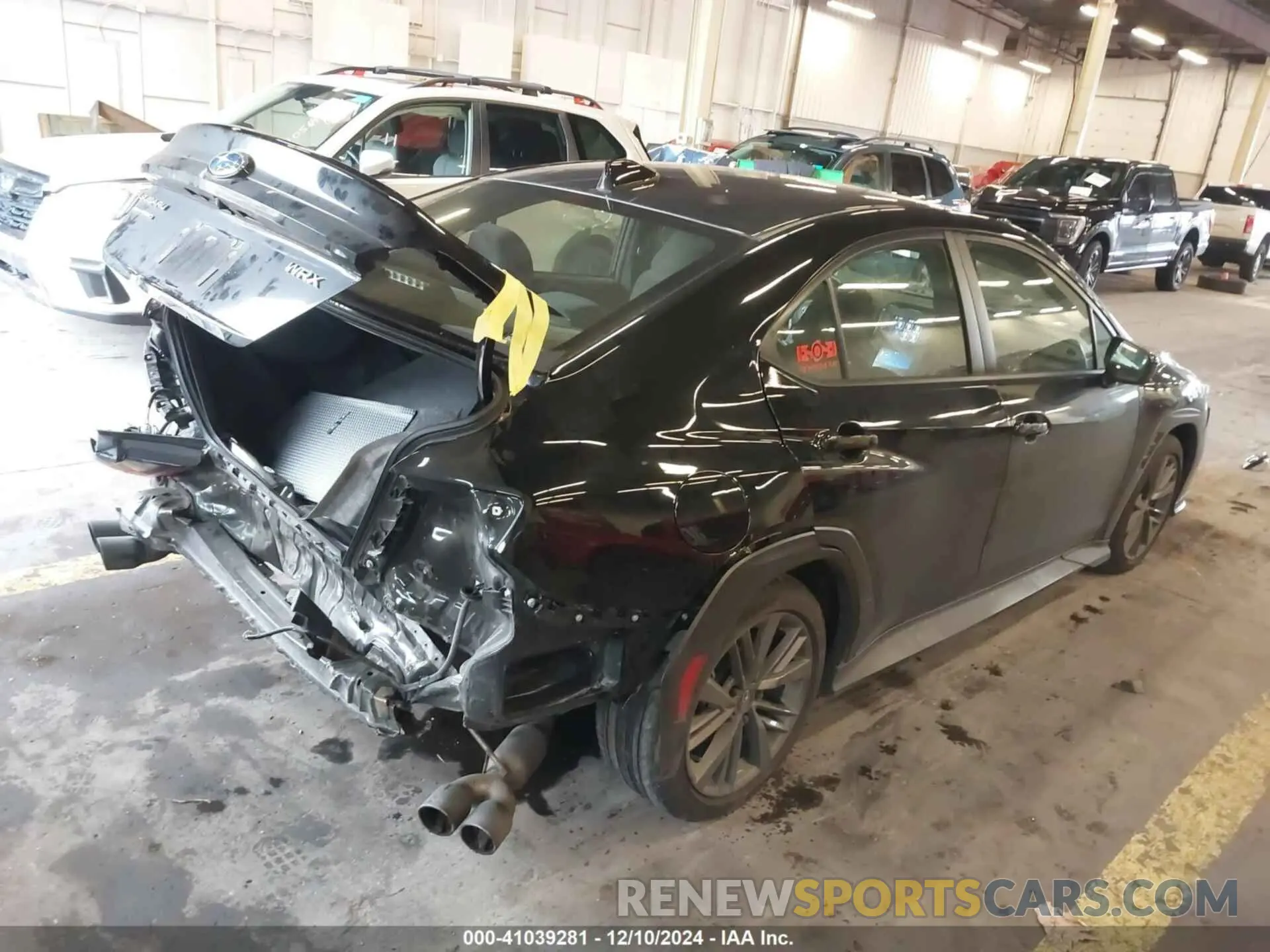4 fotografías del automóvil dañado JF1VBAA6XP9804942 SUBARU WRX 2023