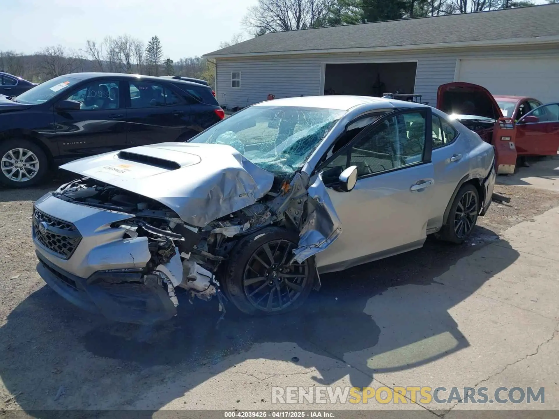 2 fotografías del automóvil dañado JF1VBAF60P9811875 SUBARU WRX 2023