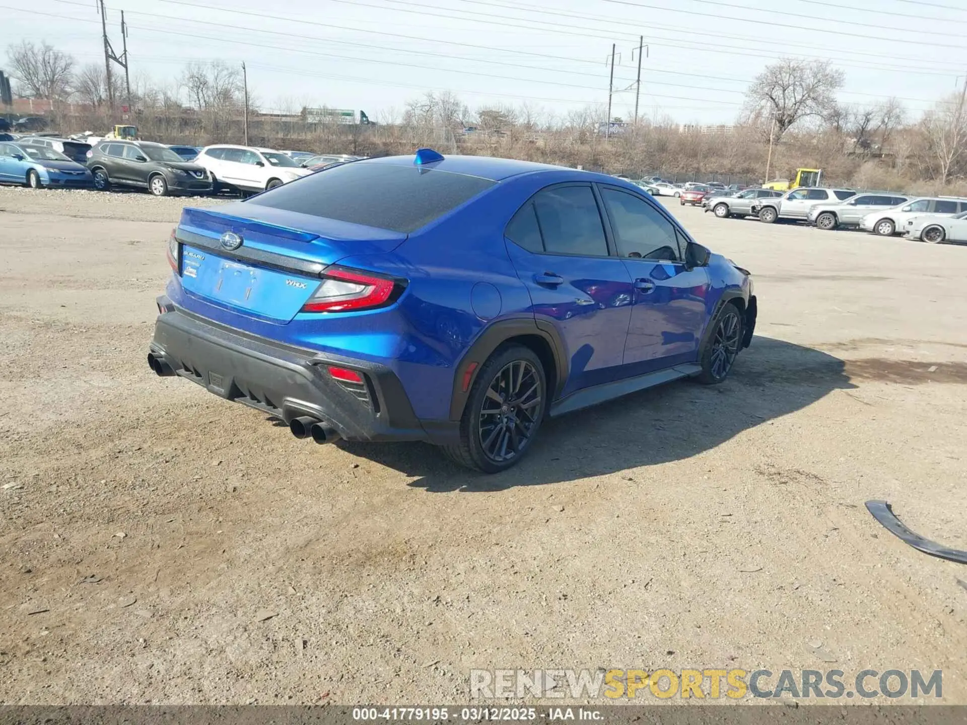 4 fotografías del automóvil dañado JF1VBAF61P9807804 SUBARU WRX 2023