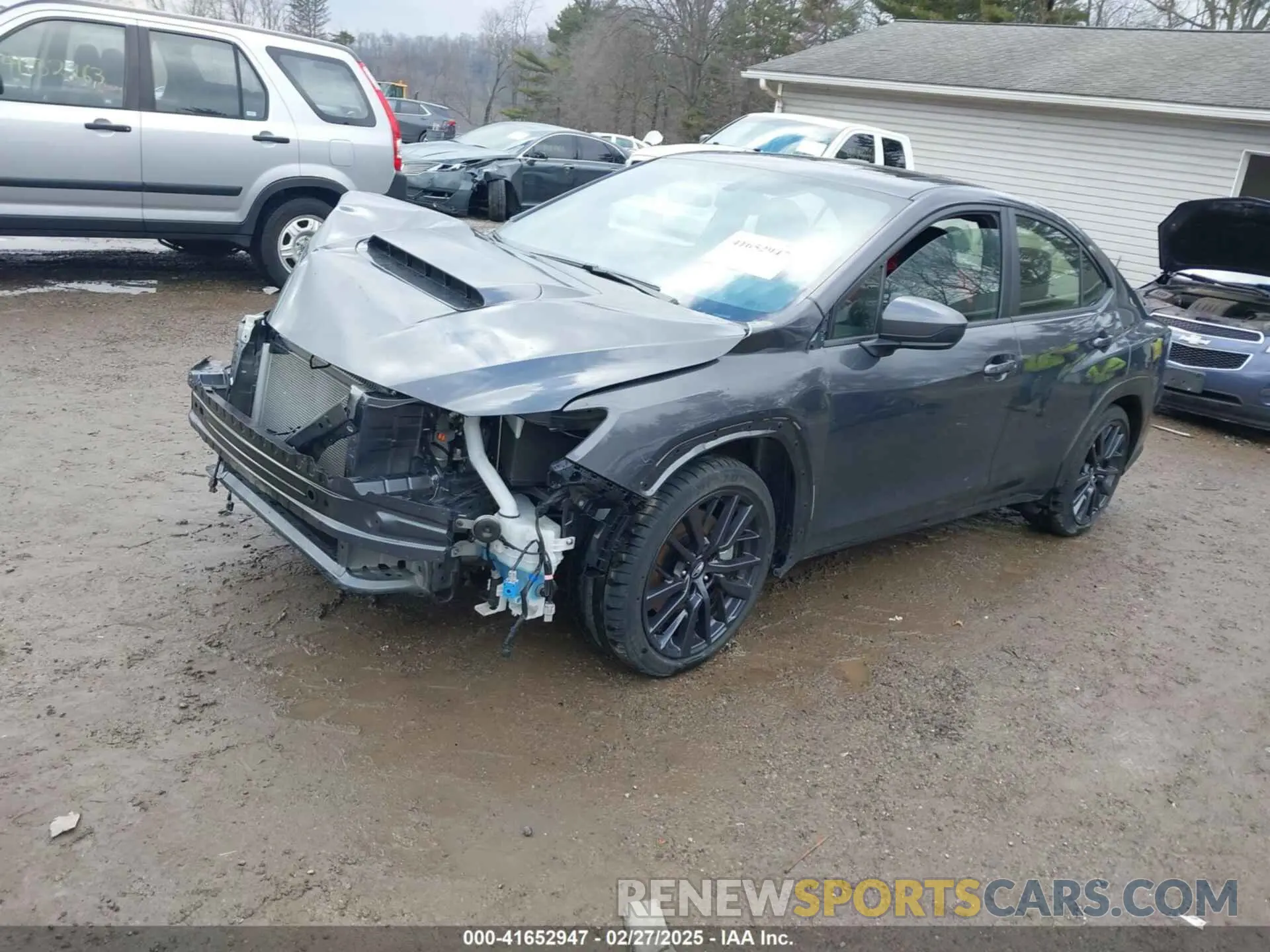 2 fotografías del automóvil dañado JF1VBAF61P9823596 SUBARU WRX 2023