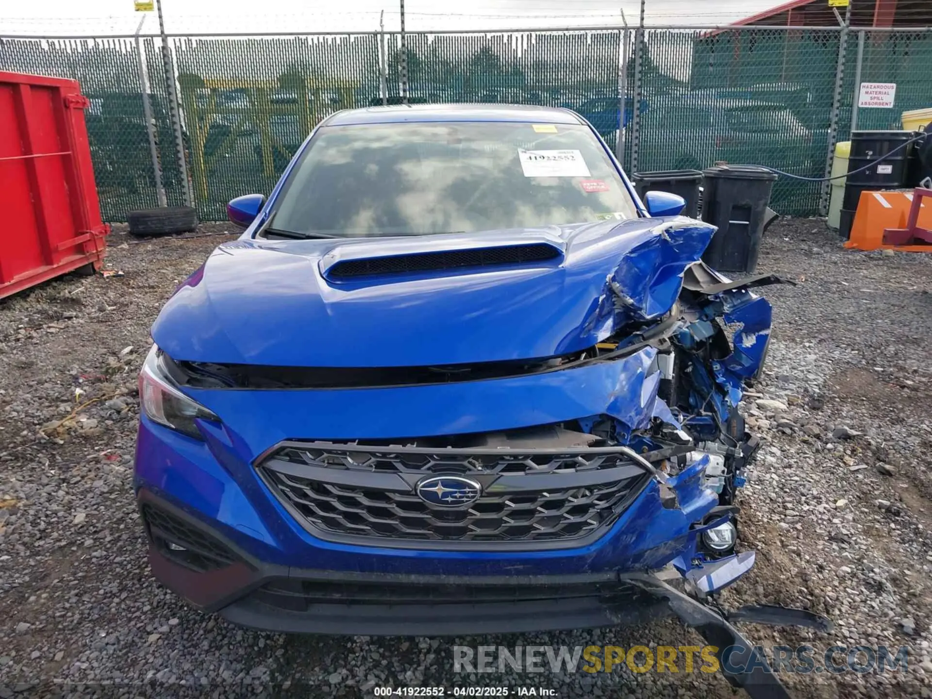 12 fotografías del automóvil dañado JF1VBAF63P9803317 SUBARU WRX 2023