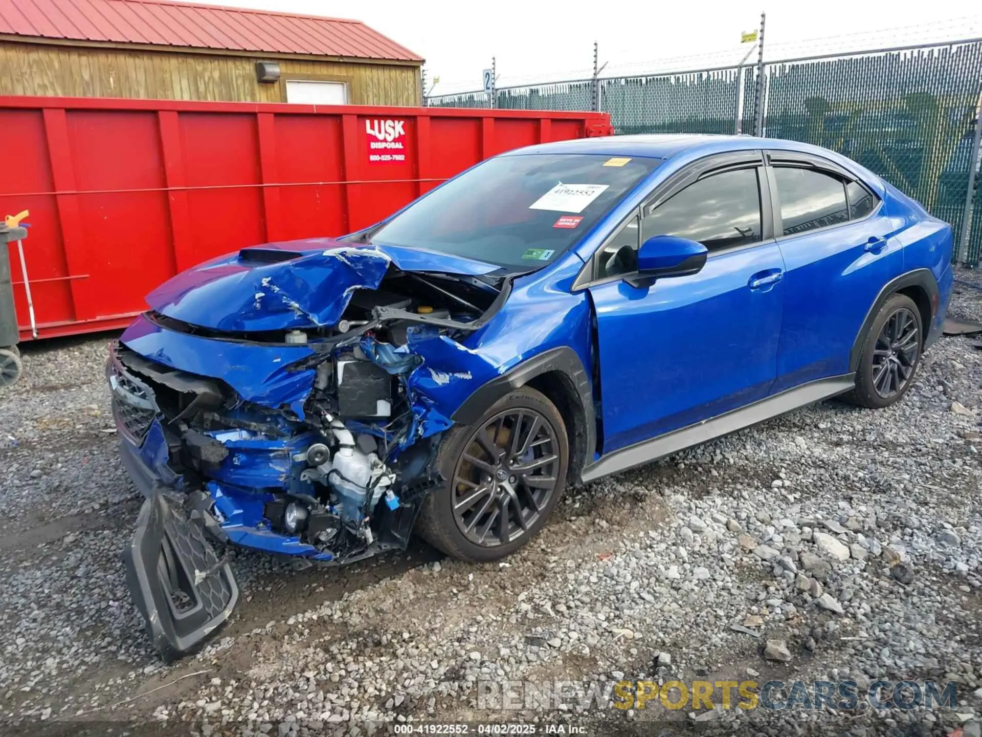 2 fotografías del automóvil dañado JF1VBAF63P9803317 SUBARU WRX 2023