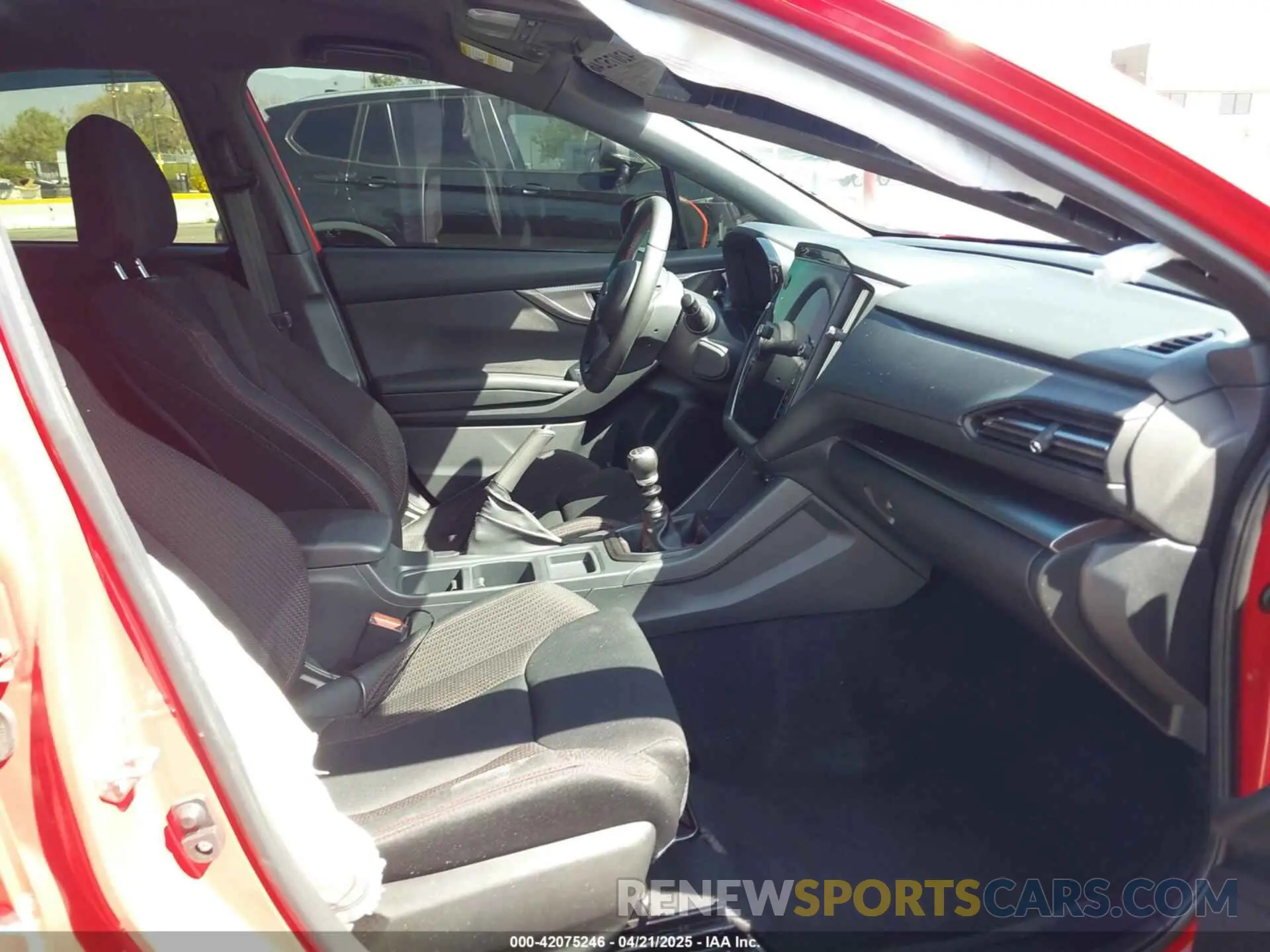 5 fotografías del automóvil dañado JF1VBAF64P9800040 SUBARU WRX 2023