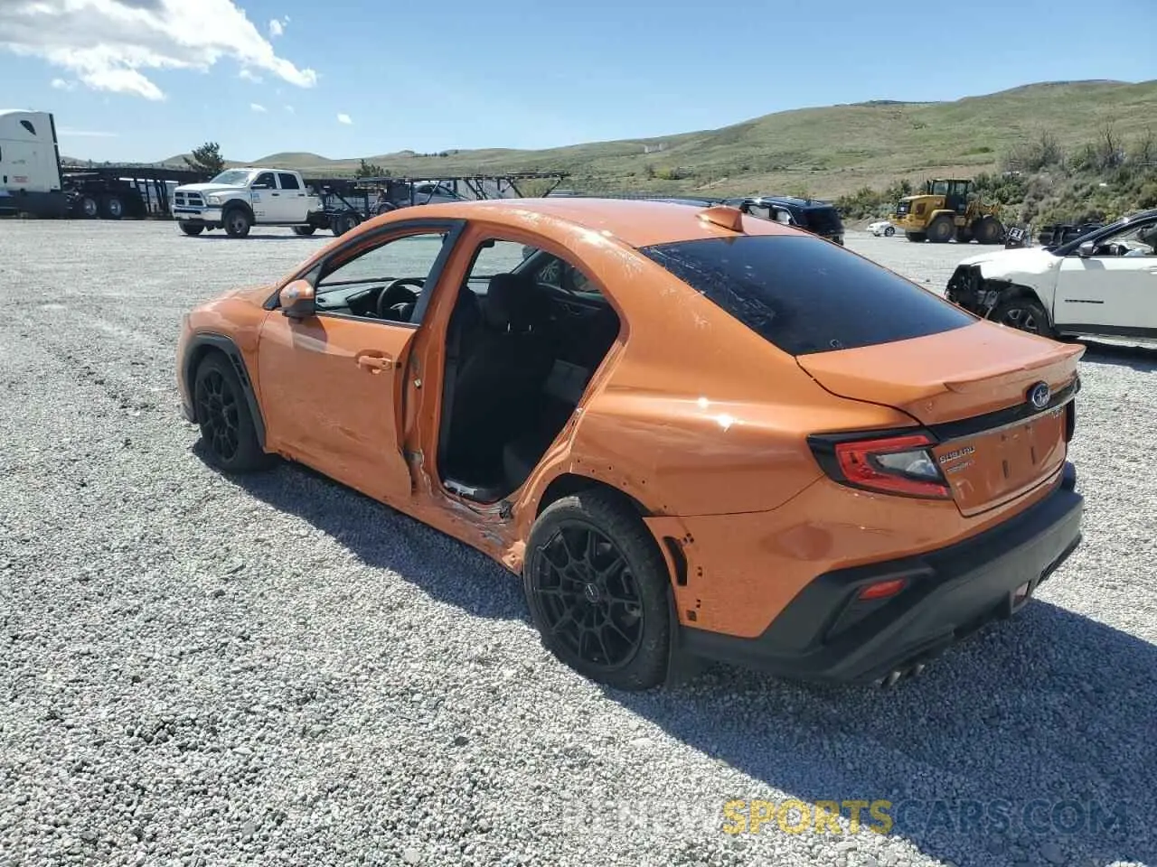 2 fotografías del automóvil dañado JF1VBAF64P9819591 SUBARU WRX 2023