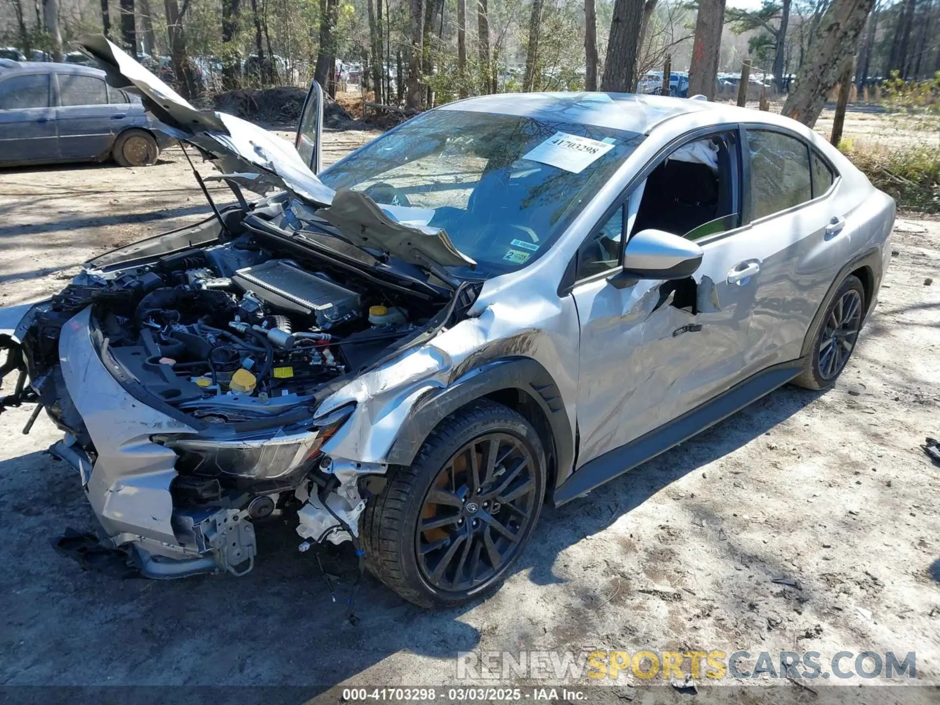 2 fotografías del automóvil dañado JF1VBAF64P9824239 SUBARU WRX 2023