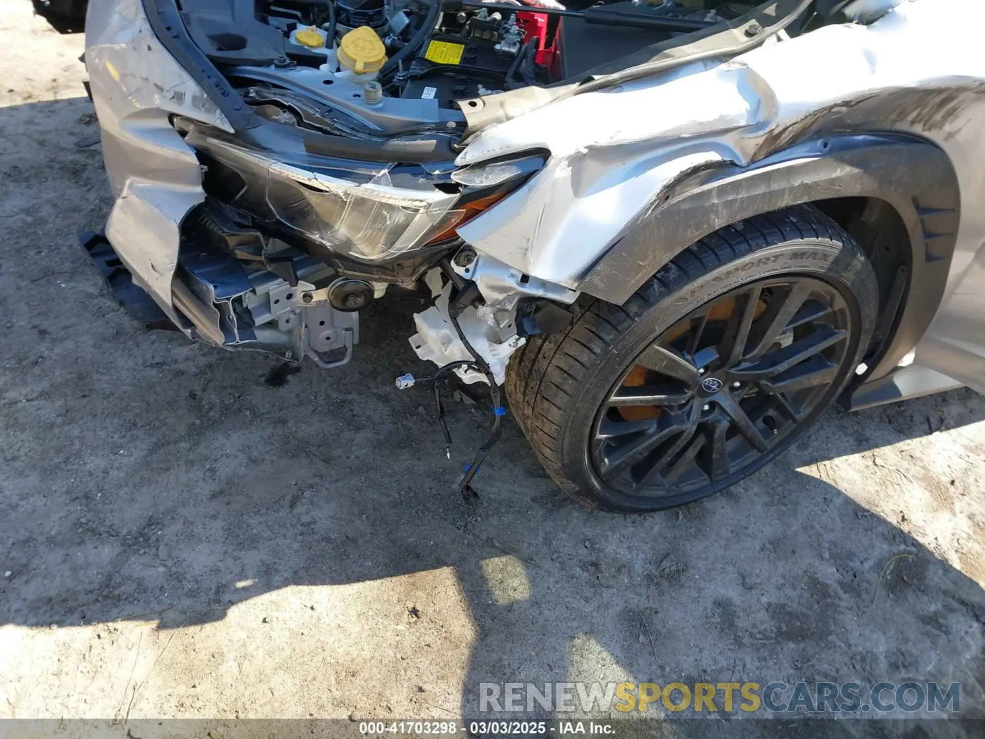 6 fotografías del automóvil dañado JF1VBAF64P9824239 SUBARU WRX 2023