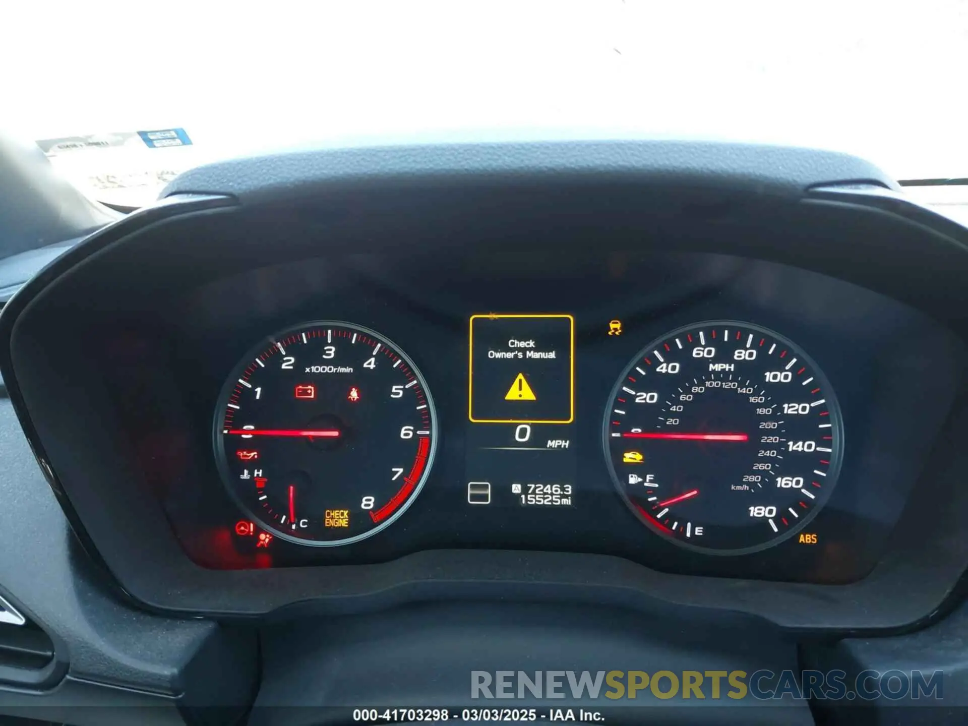7 fotografías del automóvil dañado JF1VBAF64P9824239 SUBARU WRX 2023