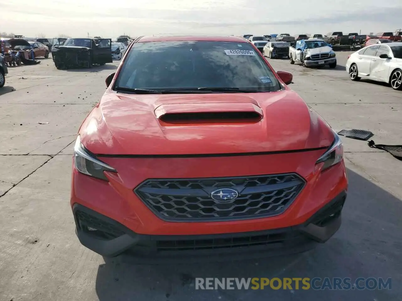 5 fotografías del automóvil dañado JF1VBAF66P9812481 SUBARU WRX 2023