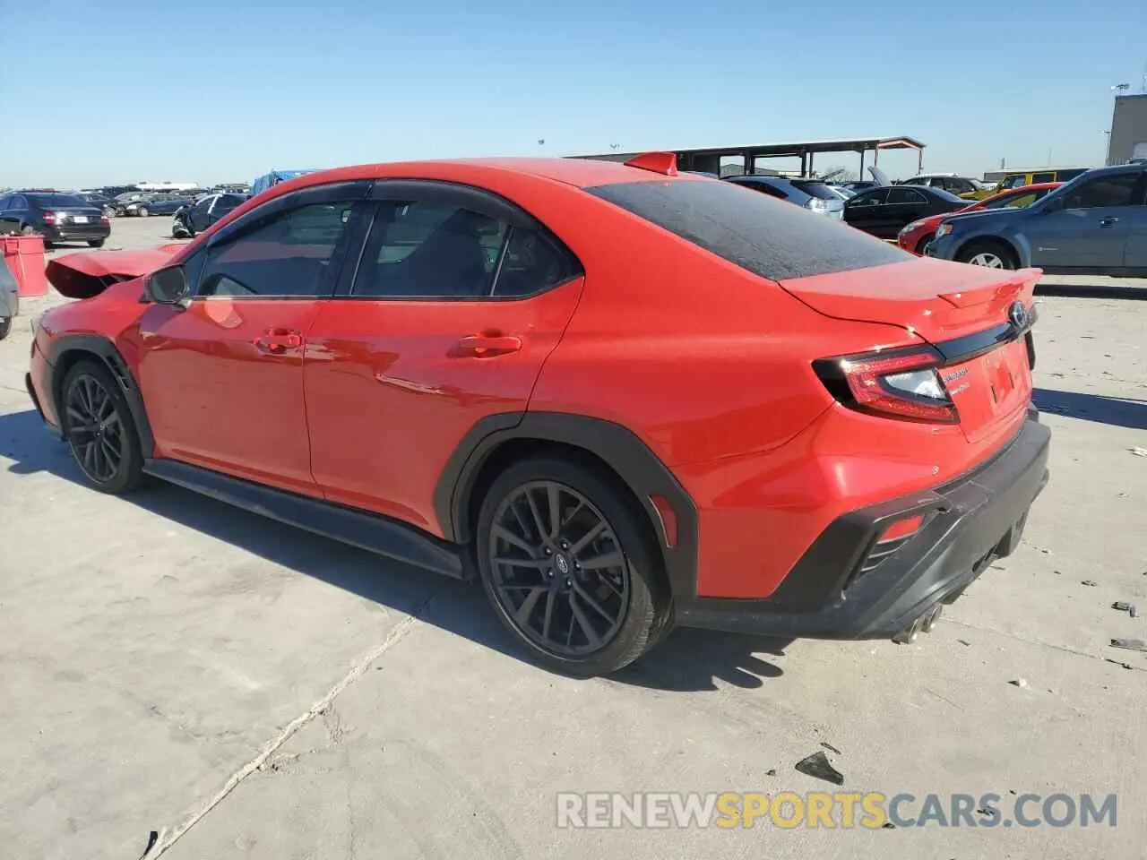 2 fotografías del automóvil dañado JF1VBAF67P9810593 SUBARU WRX 2023