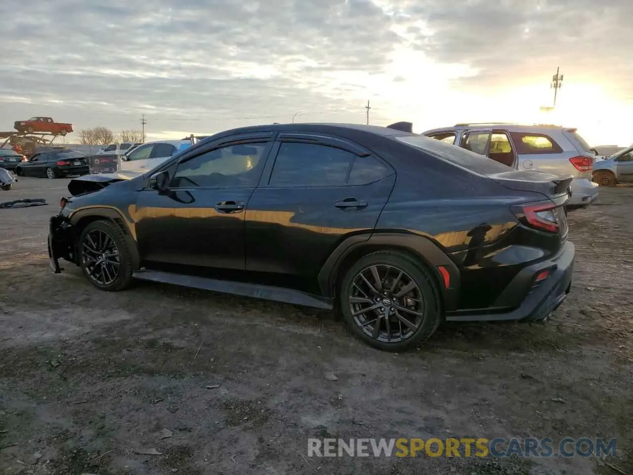 2 fotografías del automóvil dañado JF1VBAF67P9815342 SUBARU WRX 2023