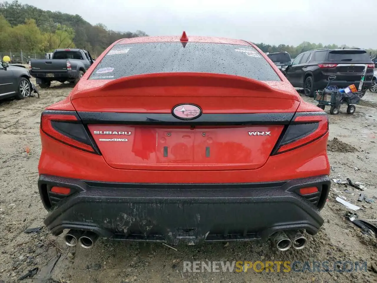 6 fotografías del automóvil dañado JF1VBAF68P9810358 SUBARU WRX 2023