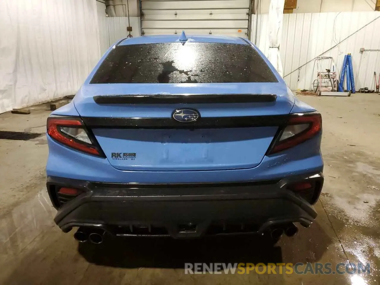 6 fotografías del automóvil dañado JF1VBAF68P9812904 SUBARU WRX 2023
