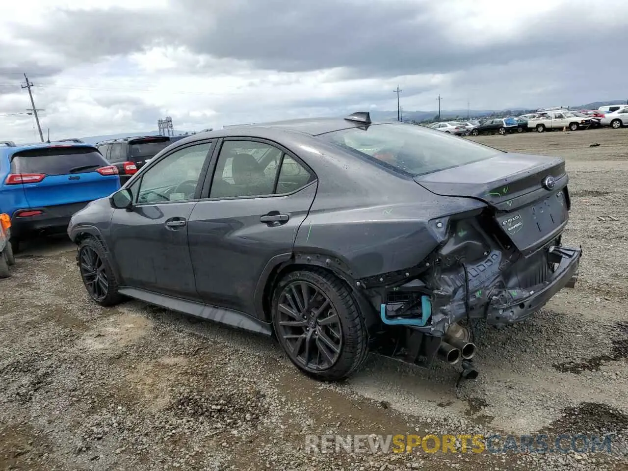 2 fotografías del automóvil dañado JF1VBAF68P9820548 SUBARU WRX 2023