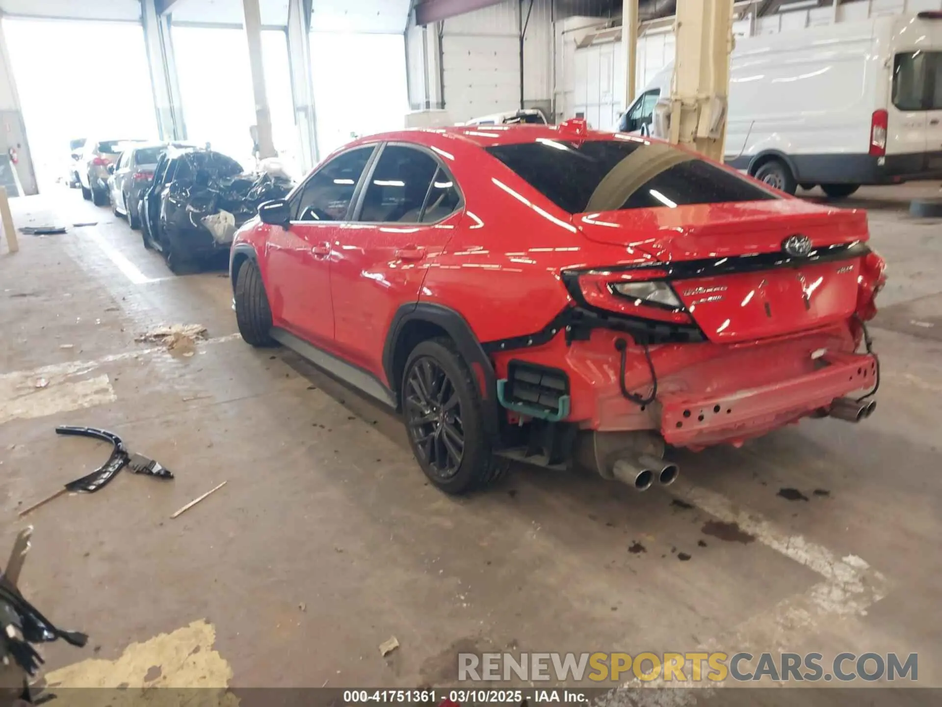 3 fotografías del automóvil dañado JF1VBAF68P9824082 SUBARU WRX 2023