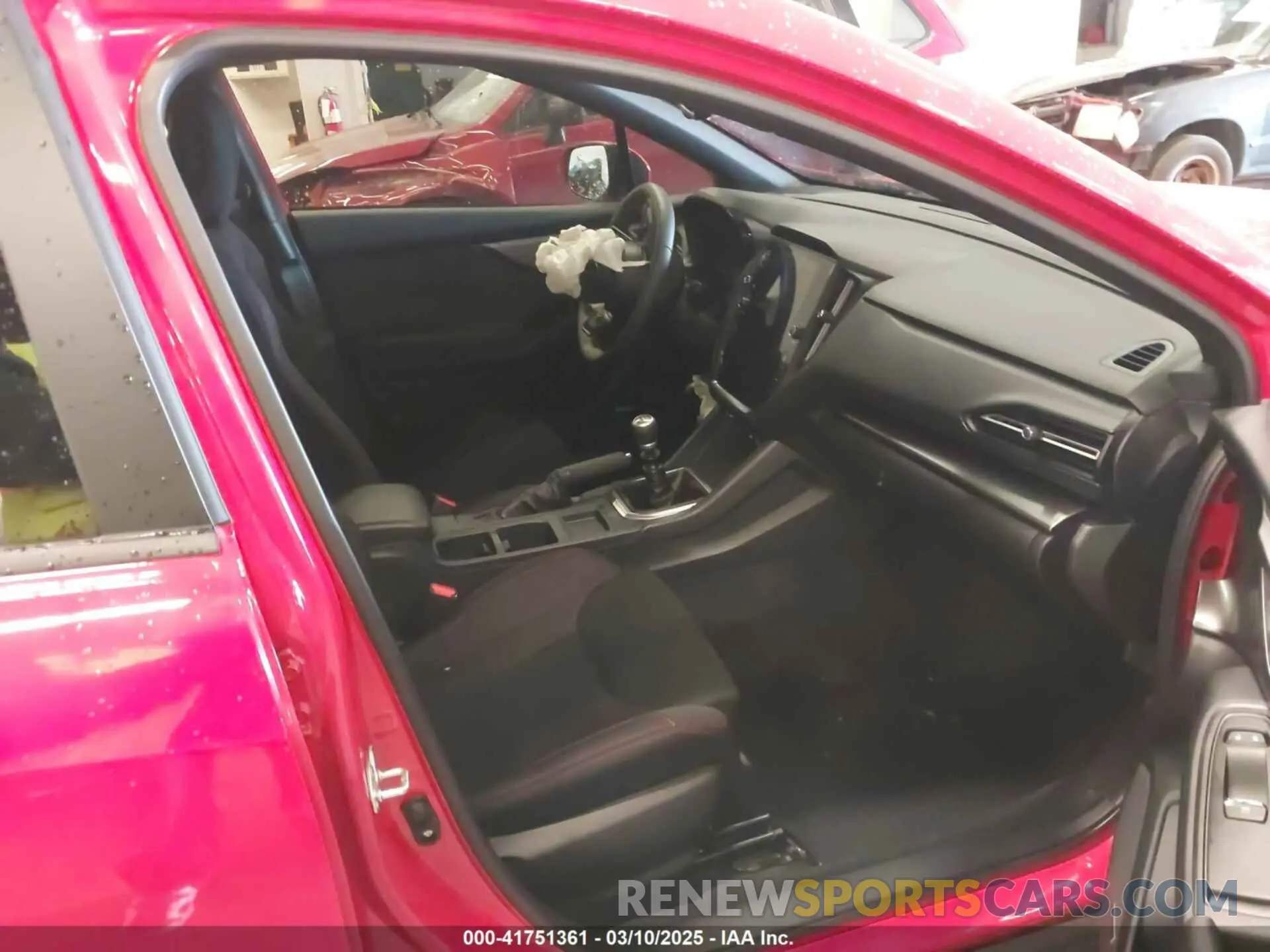 5 fotografías del automóvil dañado JF1VBAF68P9824082 SUBARU WRX 2023