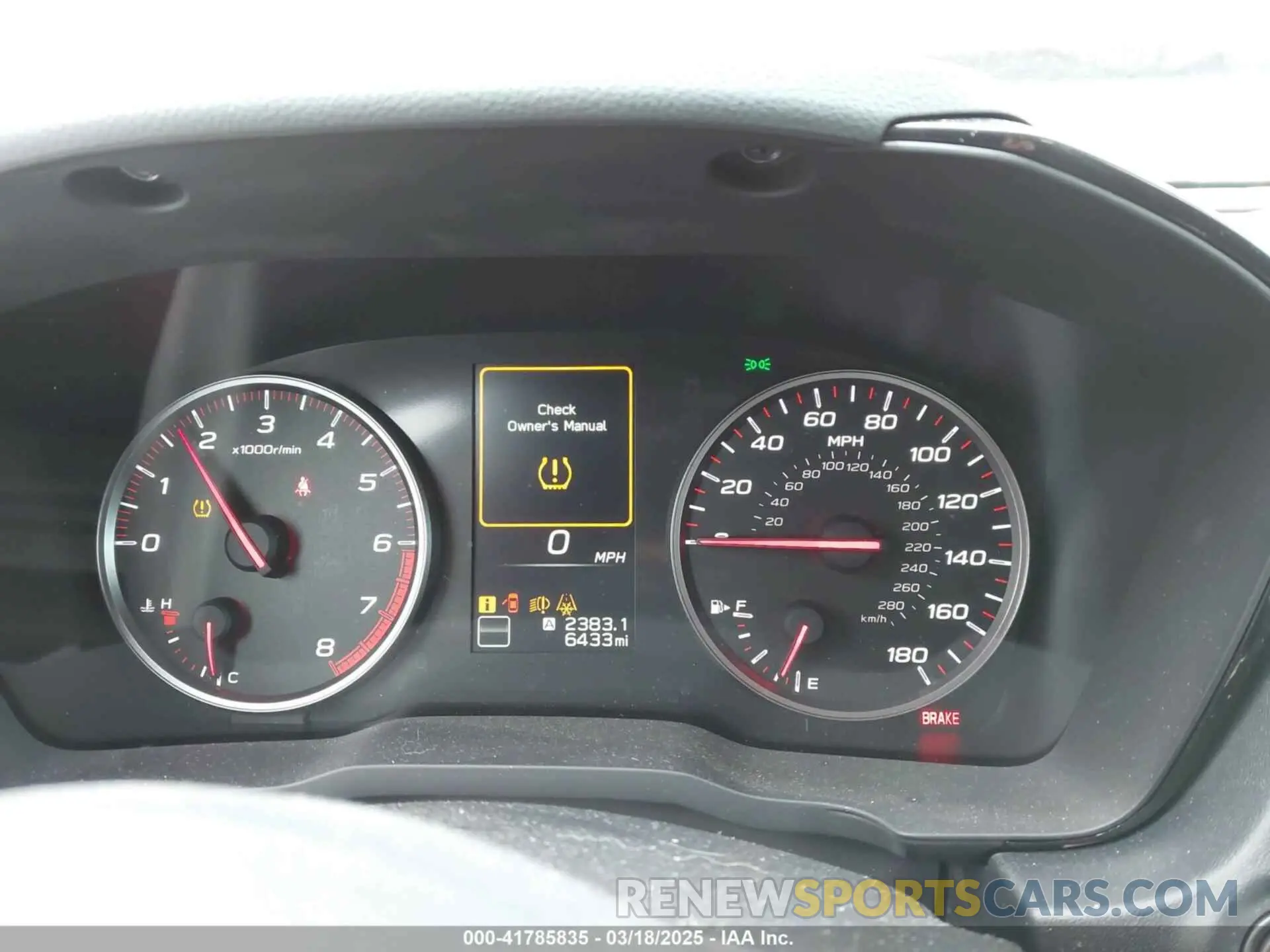 7 fotografías del automóvil dañado JF1VBAF69P9821921 SUBARU WRX 2023