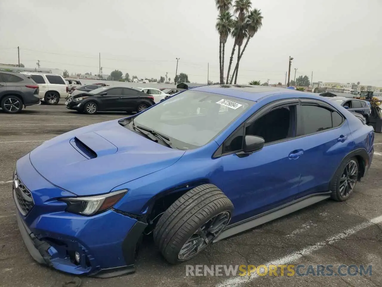 1 fotografías del automóvil dañado JF1VBAF69P9822972 SUBARU WRX 2023