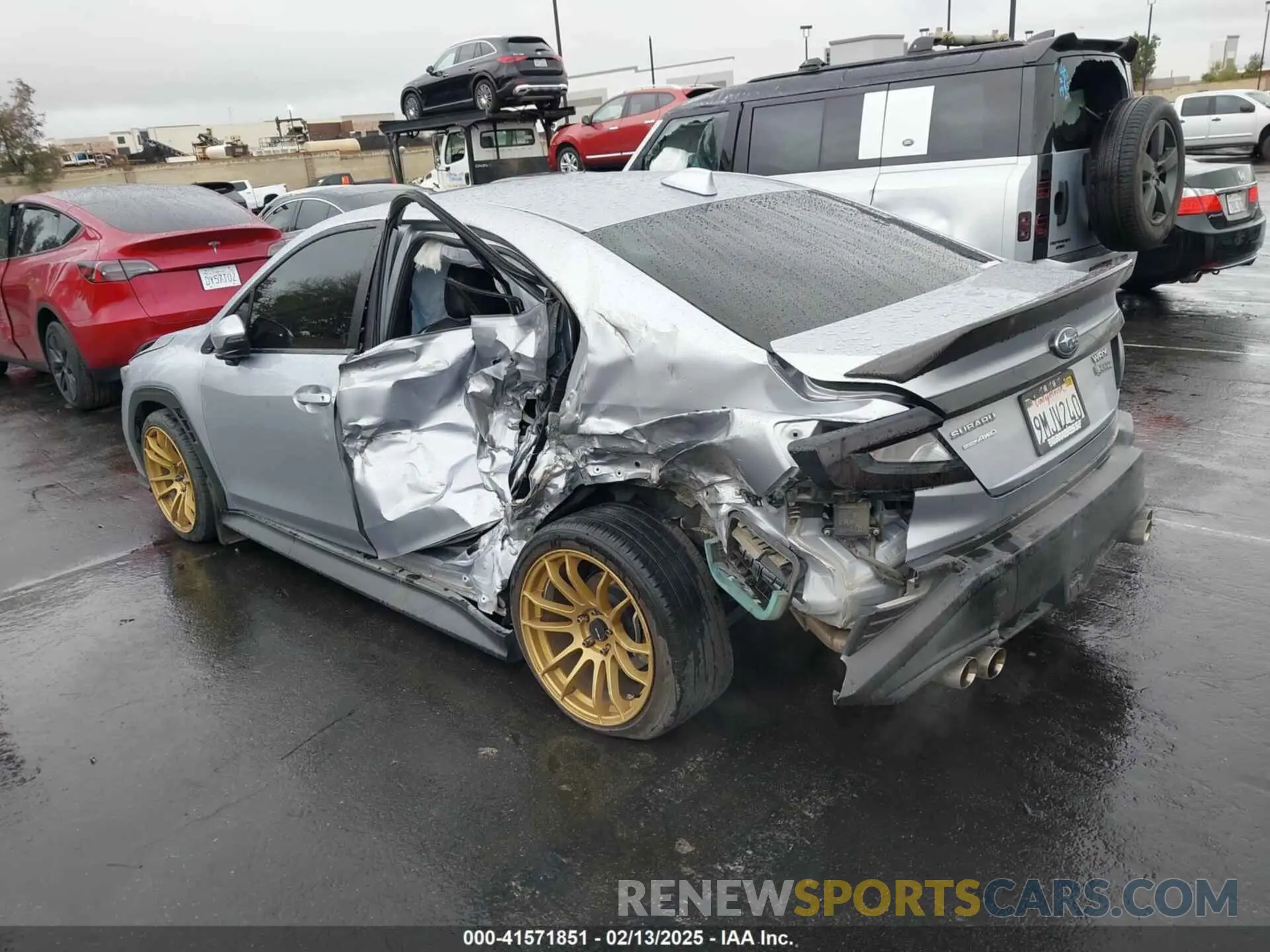 3 fotografías del automóvil dañado JF1VBAL64P9820485 SUBARU WRX 2023