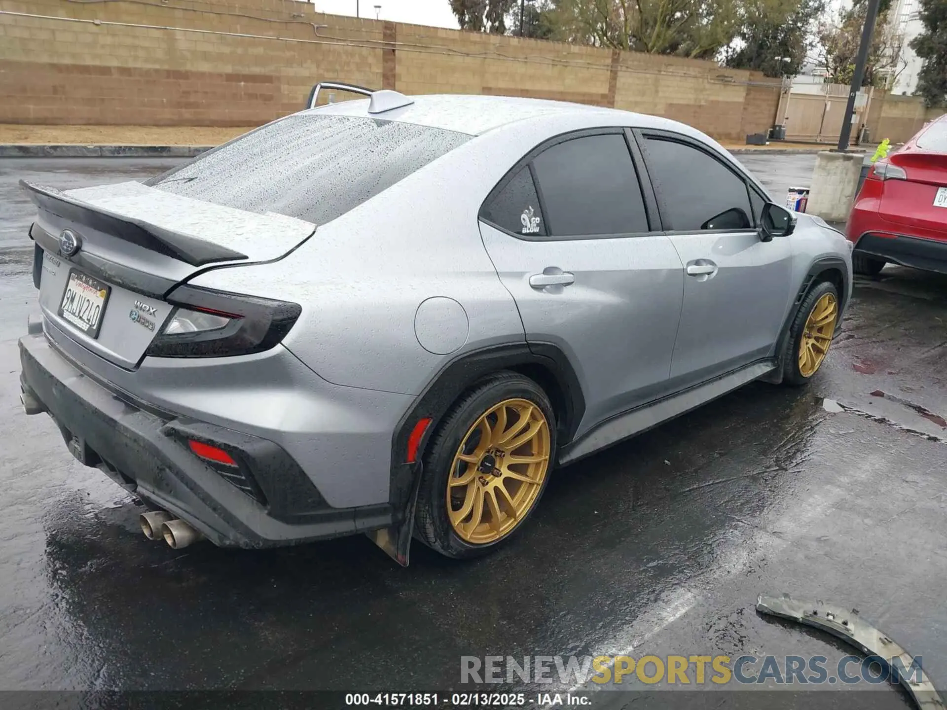 4 fotografías del automóvil dañado JF1VBAL64P9820485 SUBARU WRX 2023