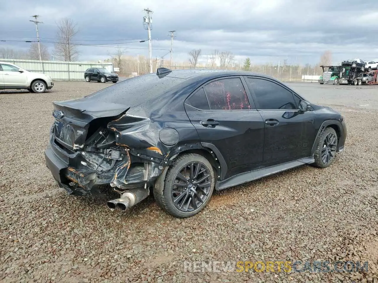 3 fotografías del automóvil dañado JF1VBAL65P9800083 SUBARU WRX 2023