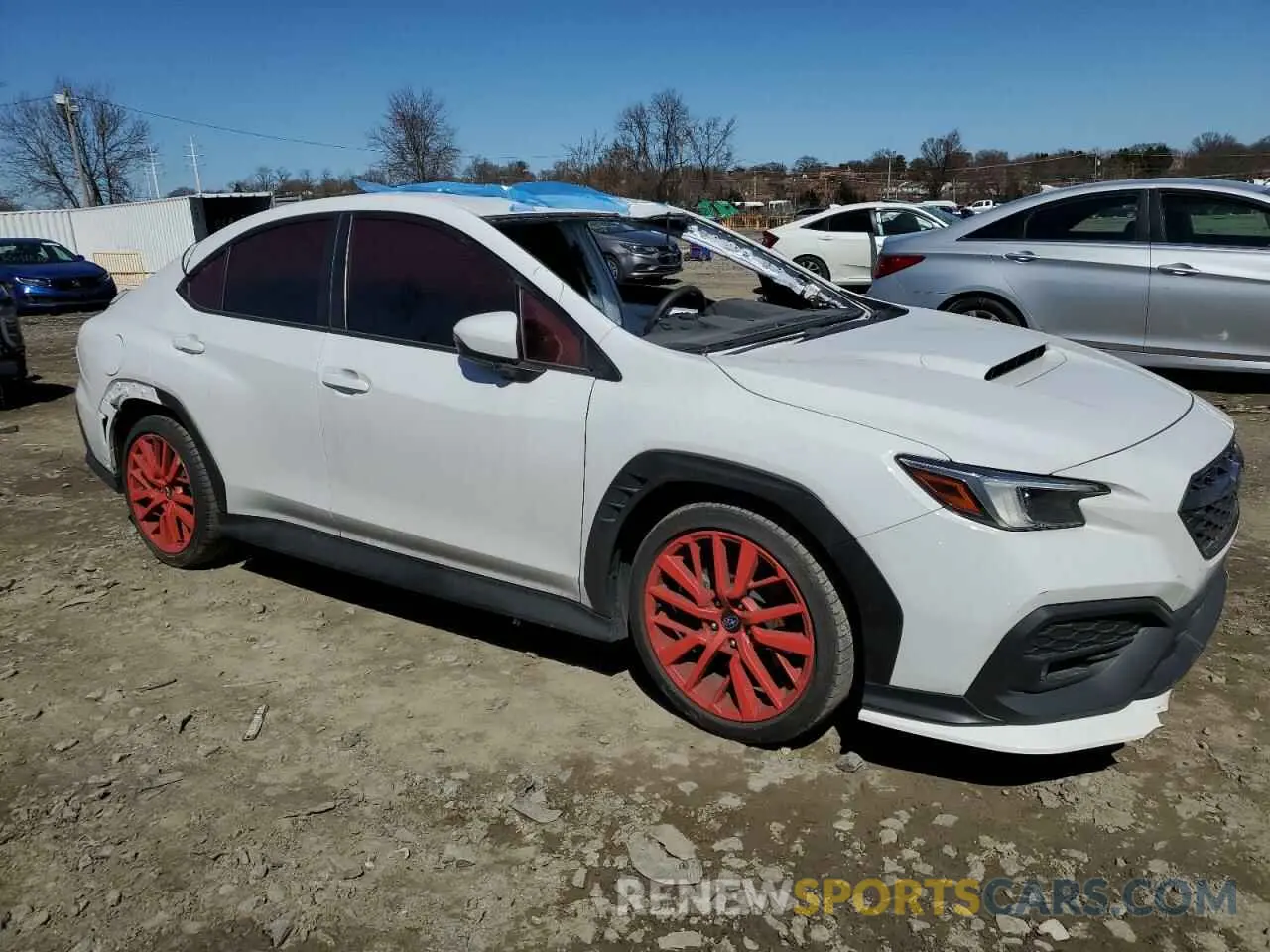 4 fotografías del automóvil dañado JF1VBAL69P9803990 SUBARU WRX 2023