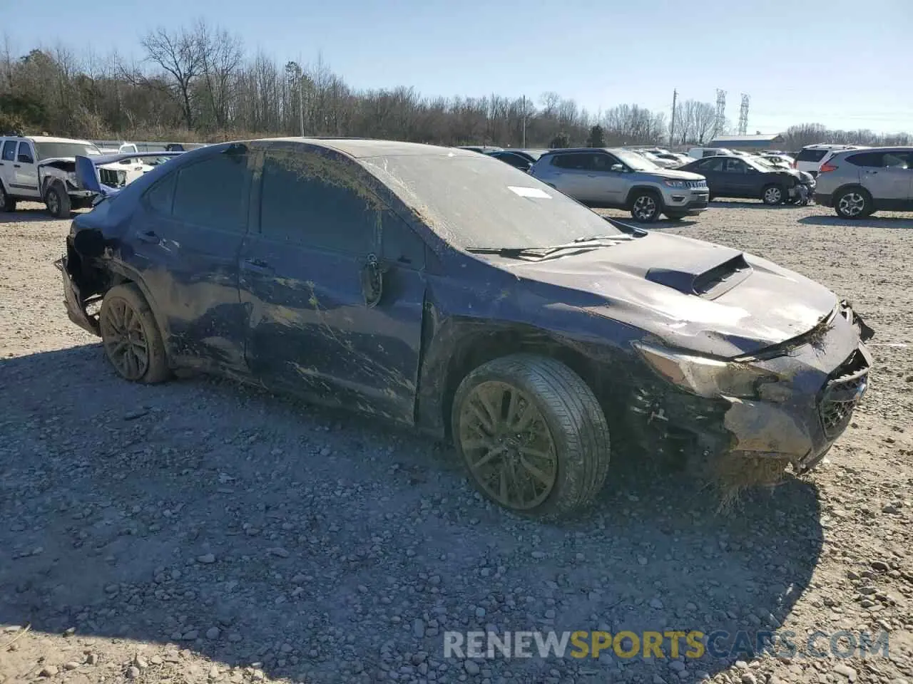 4 fotografías del automóvil dañado JF1VBAL6XP9809197 SUBARU WRX 2023