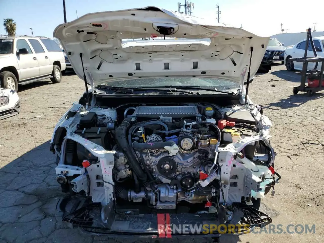 5 fotografías del automóvil dañado JF1VBAN65P8806677 SUBARU WRX 2023