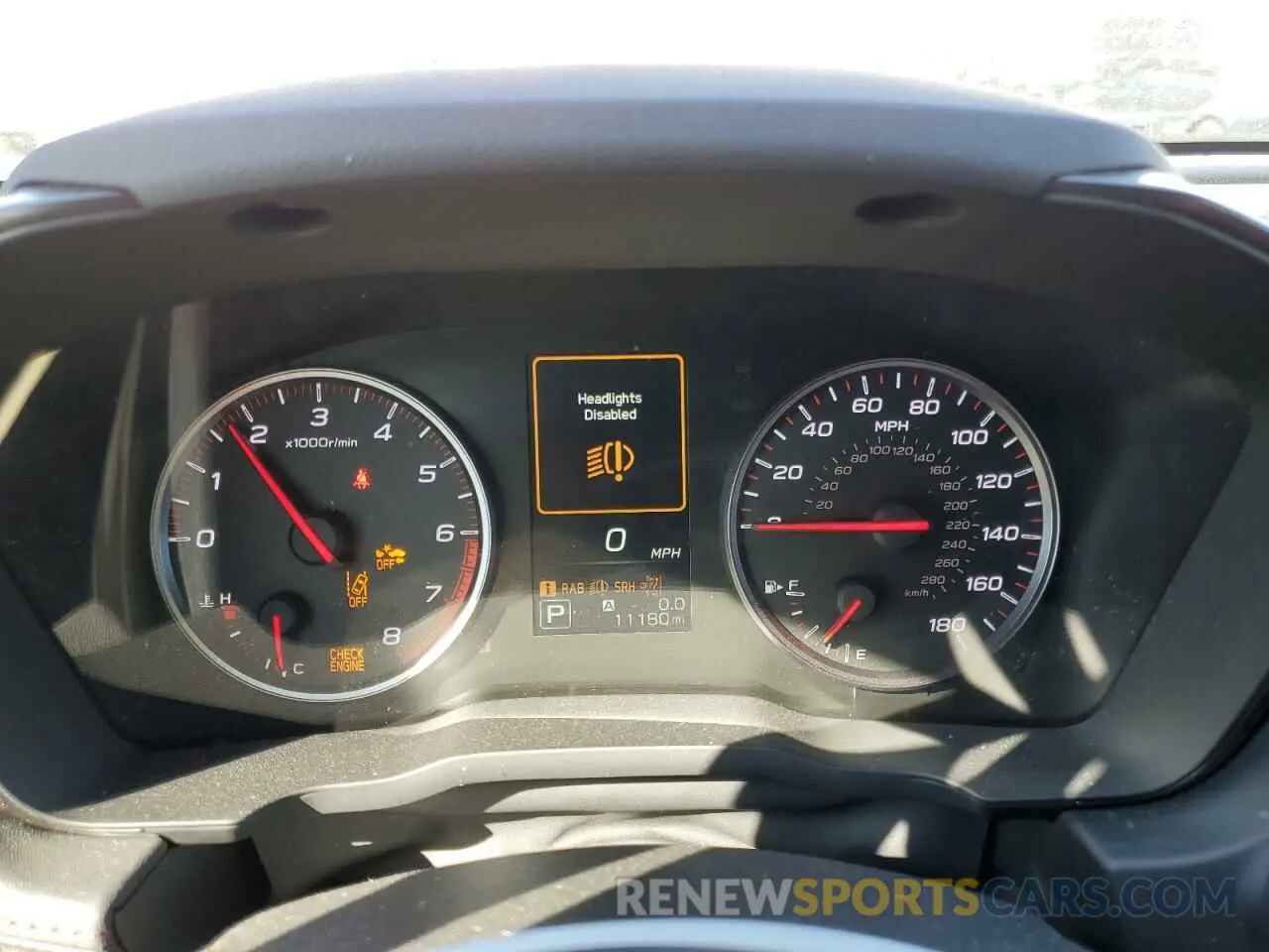 9 fotografías del automóvil dañado JF1VBAN65P8806677 SUBARU WRX 2023