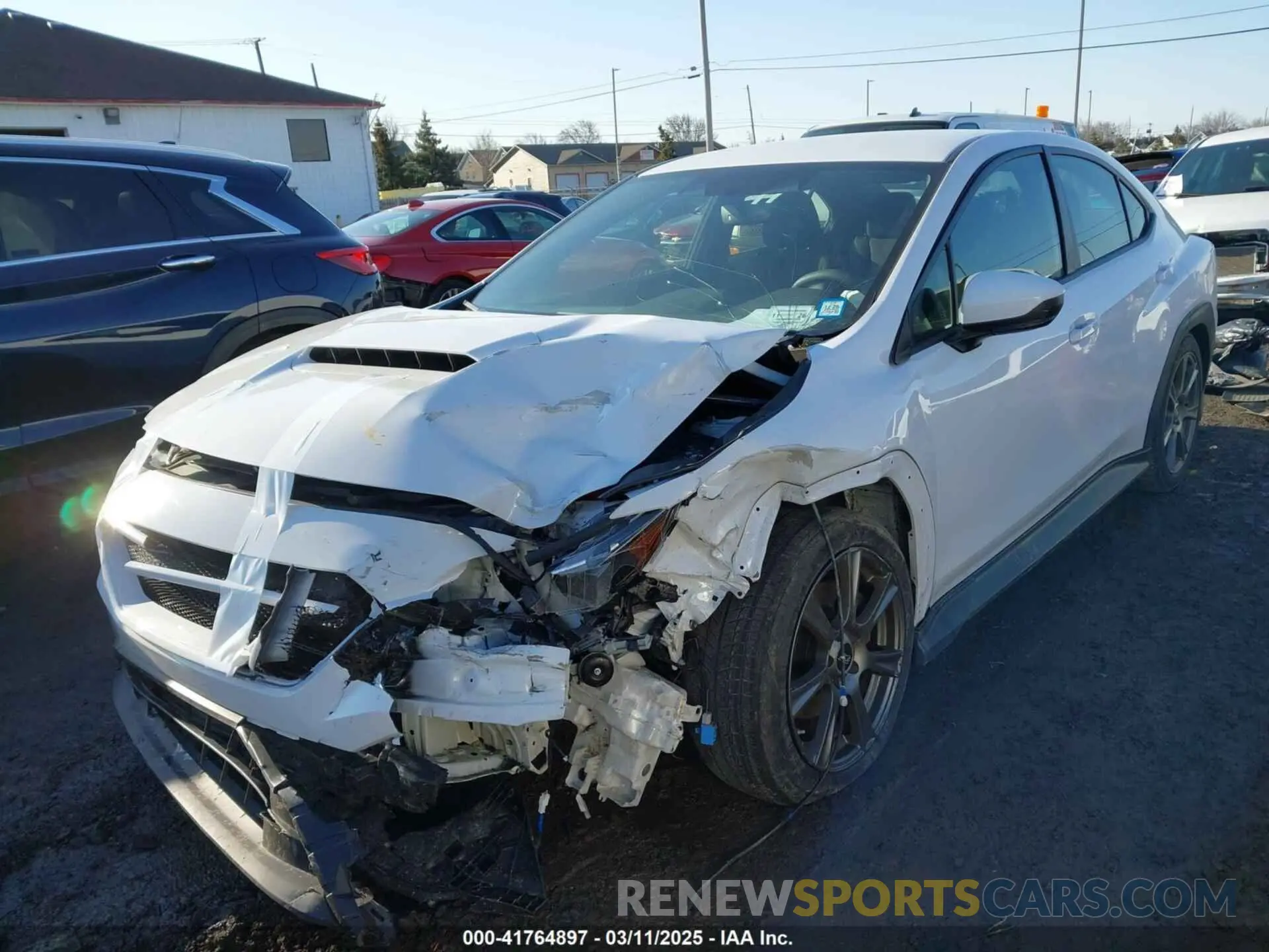 2 fotografías del automóvil dañado JF1VBAH67R9807130 SUBARU WRX 2024