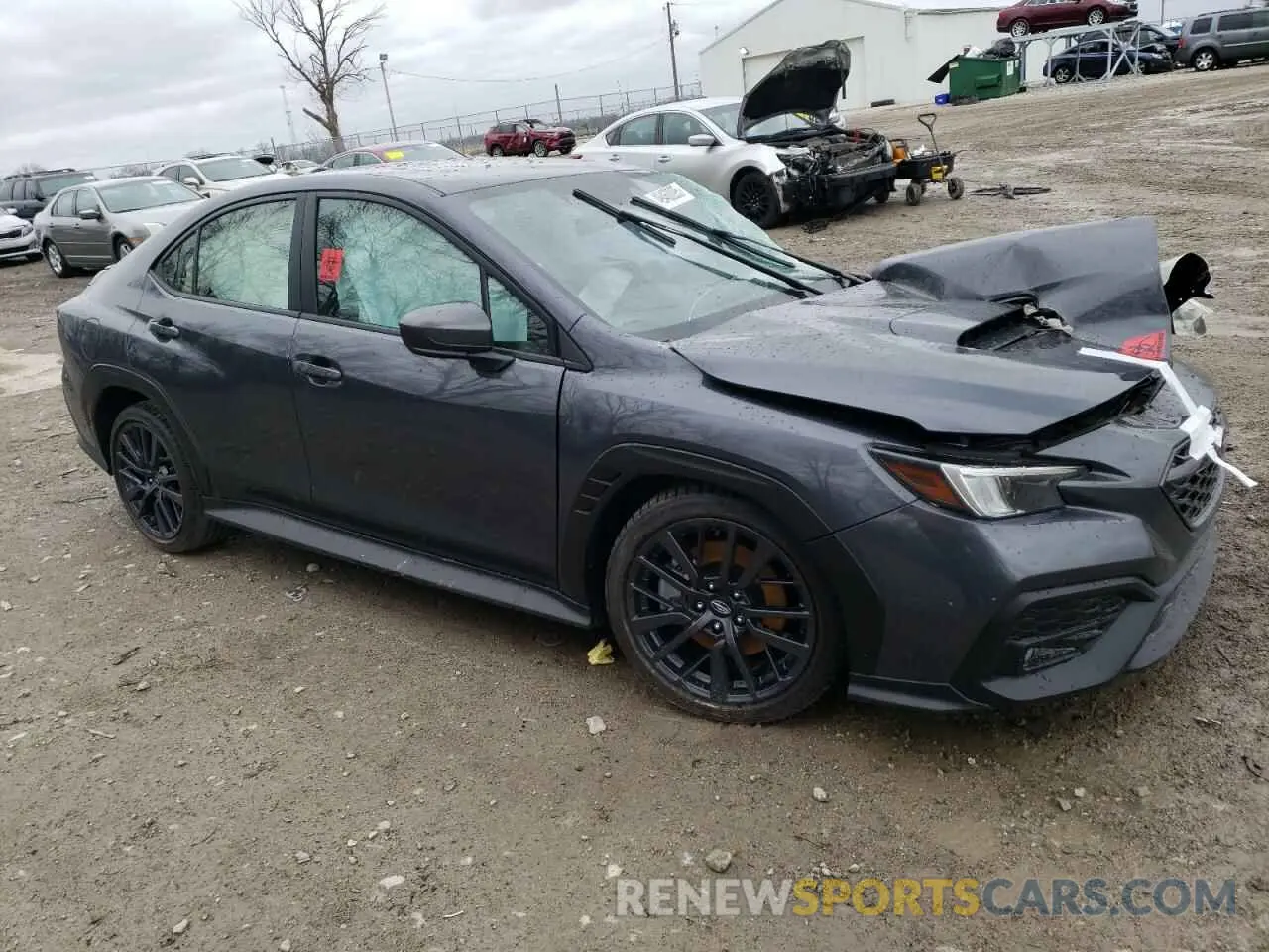 4 fotografías del automóvil dañado JF1VBAH68R9812756 SUBARU WRX 2024