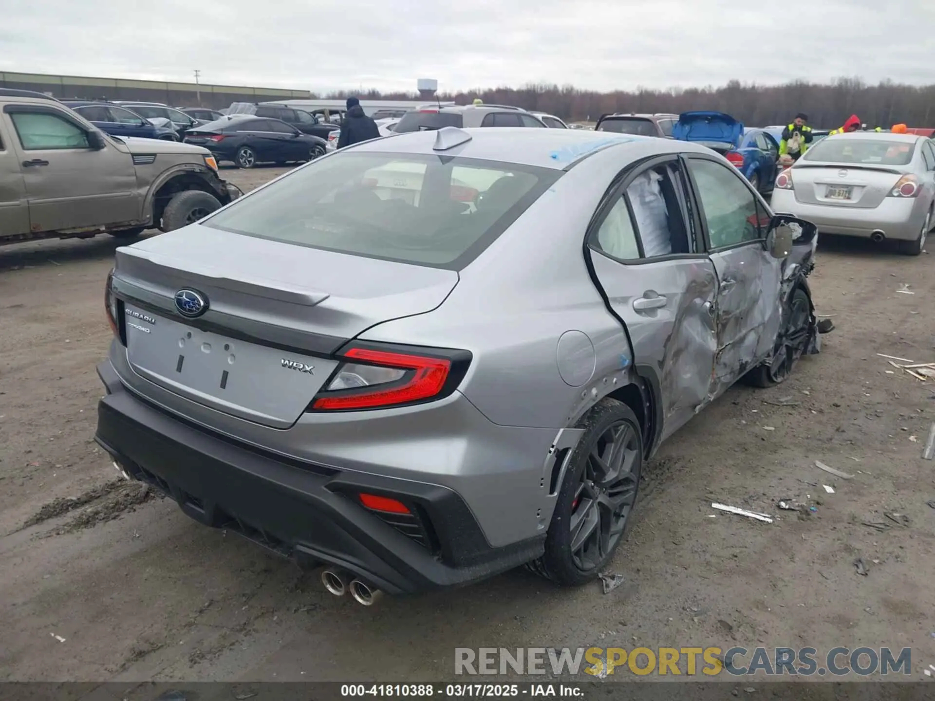 4 fotografías del automóvil dañado JF1VBAY65R9806168 SUBARU WRX 2024