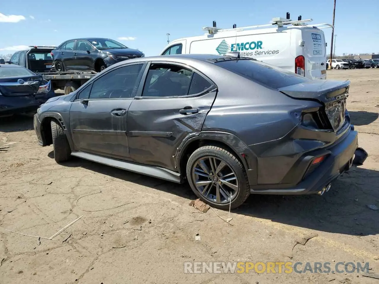 2 fotografías del automóvil dañado JF1VBAU69N8006950 SUBARU WRX GT 2022