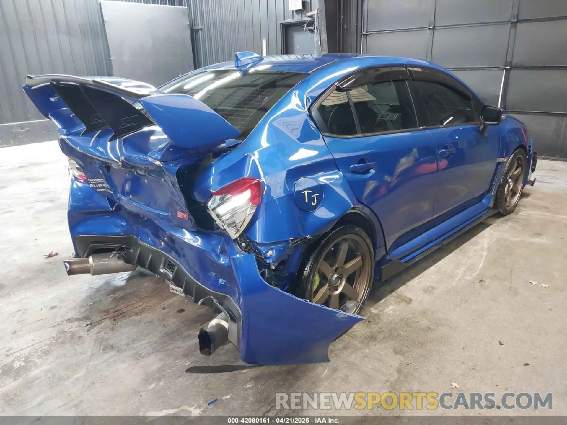4 fotografías del automóvil dañado JF1VA2R61K9811364 SUBARU WRX STI 2019